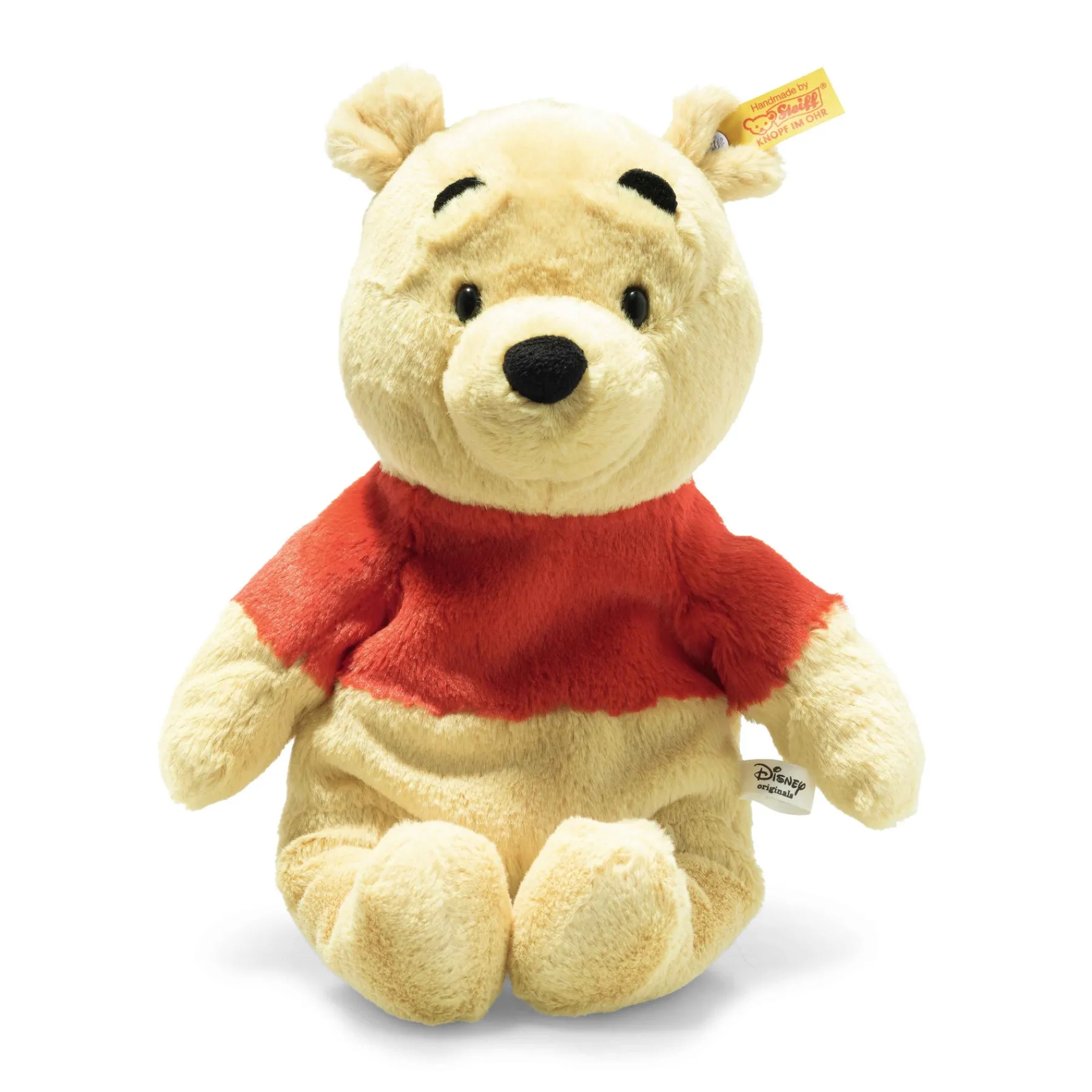 Steiff Anniversaire|Friends*Disney Originals Winnie l'ourson, 29 cm, jaune