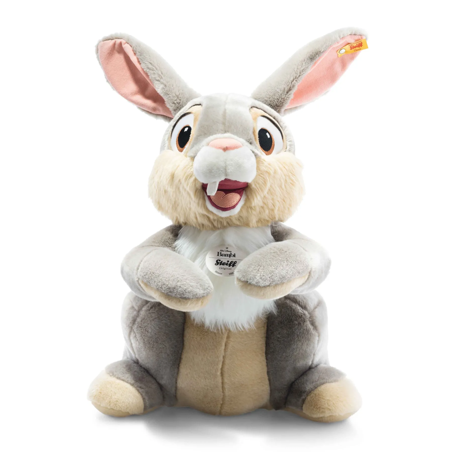 Steiff Animaux Atelier|Disney*Disney Panpan Studio, 43 cm, gris clair