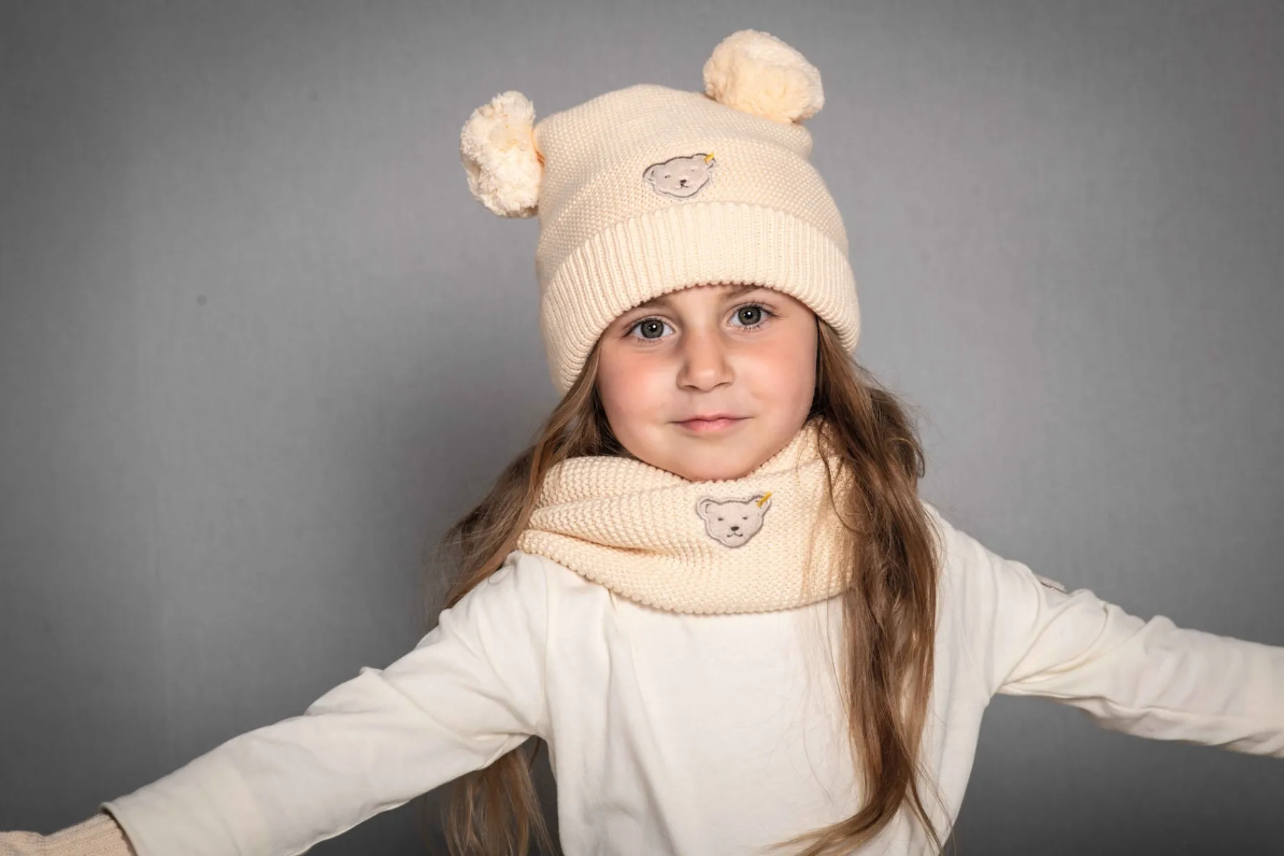 Enfant Steiff Bonnets Et Ècharpes*Echarpe tube, pour Filles