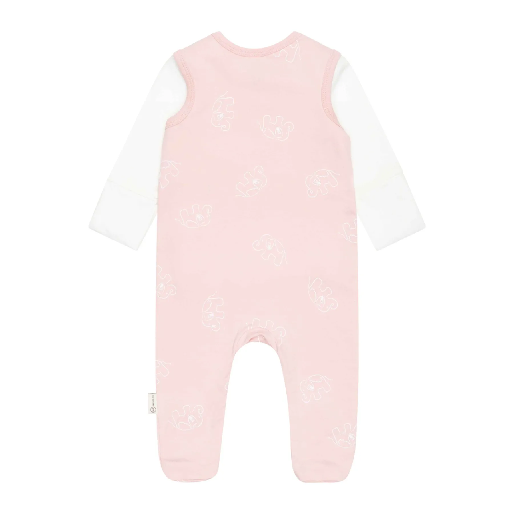 Steiff Naissance|Vêtements De Bébé Certifiés Gots*Ensemble grenouillère + T-shirt GOTS, pâle