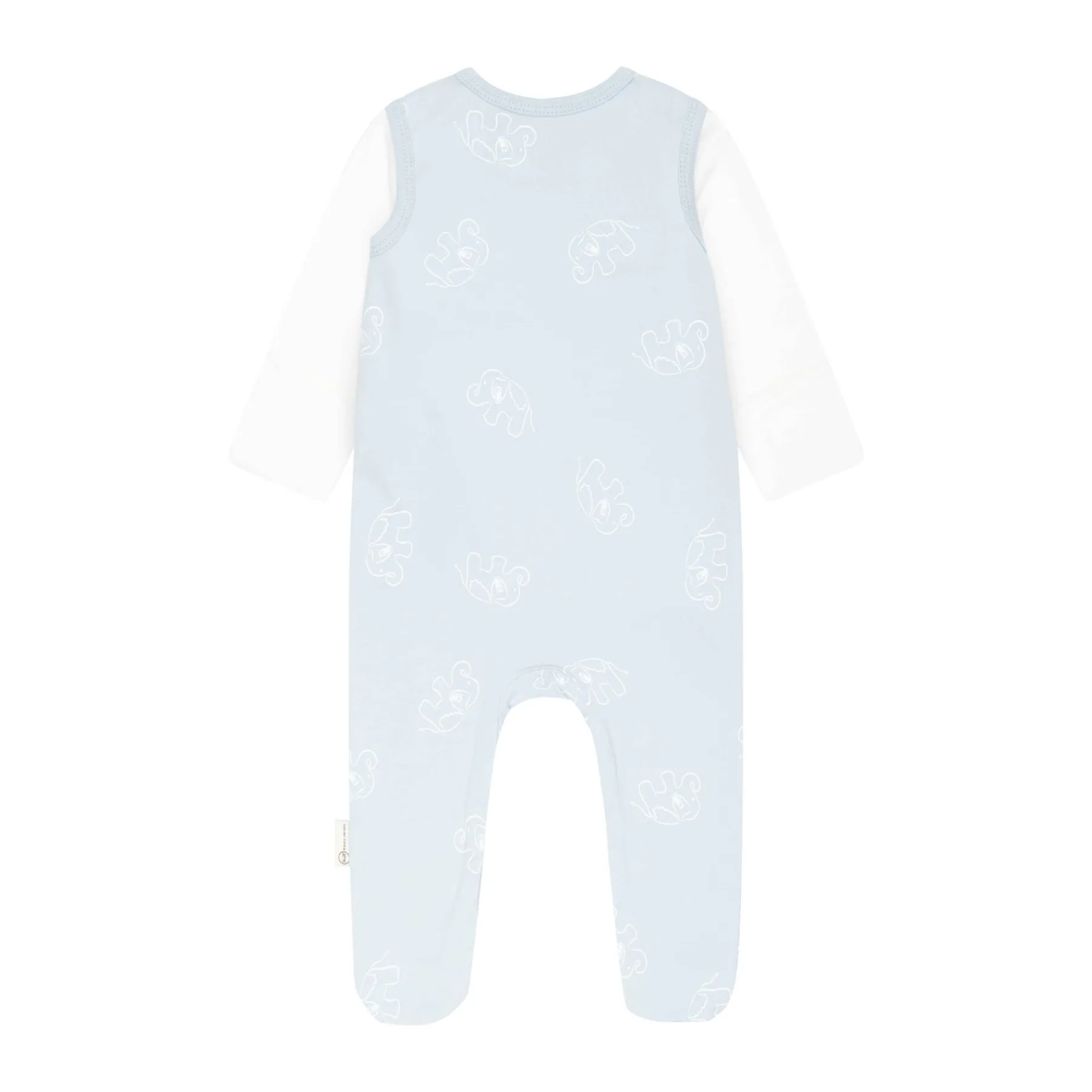 Steiff Naissance|Vêtements De Bébé Certifiés Gots*Ensemble grenouillère + T-shirt GOTS, bleu clair