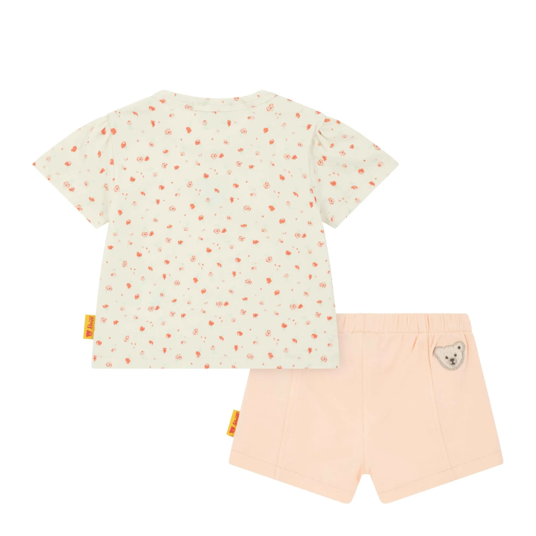 Steiff Pantalons Et Jeans|T-shirts À Manches Longues Et Courtes*Ensemble short + T-shirt, pour Filles