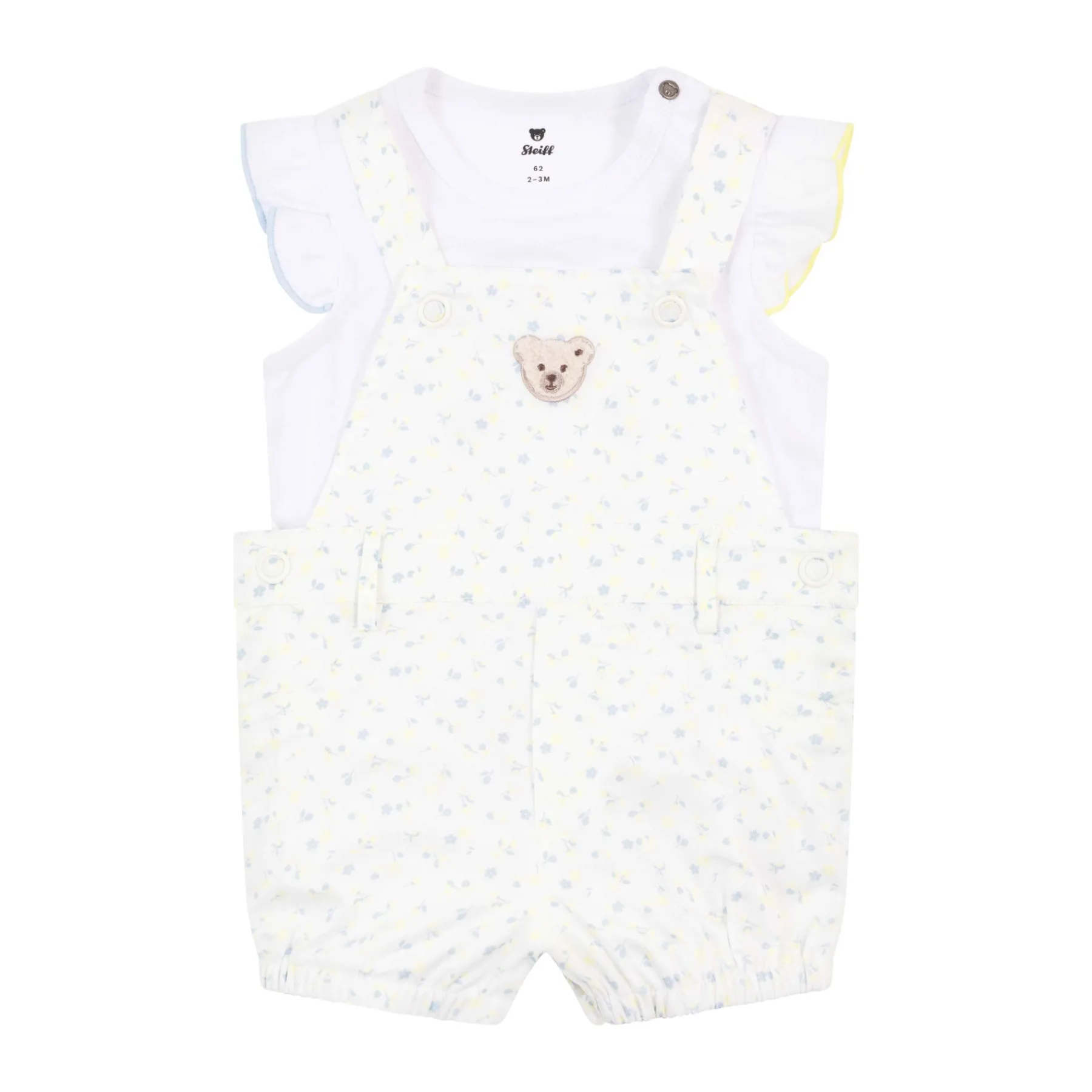 Steiff Pantalons Et Jeans*Ensemble short + T-shirt, pour Filles