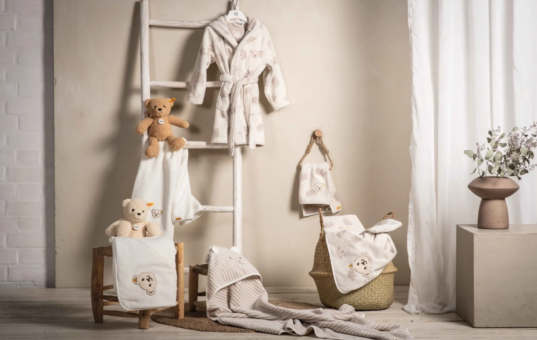 Steiff Naissance*Gant de toilette,