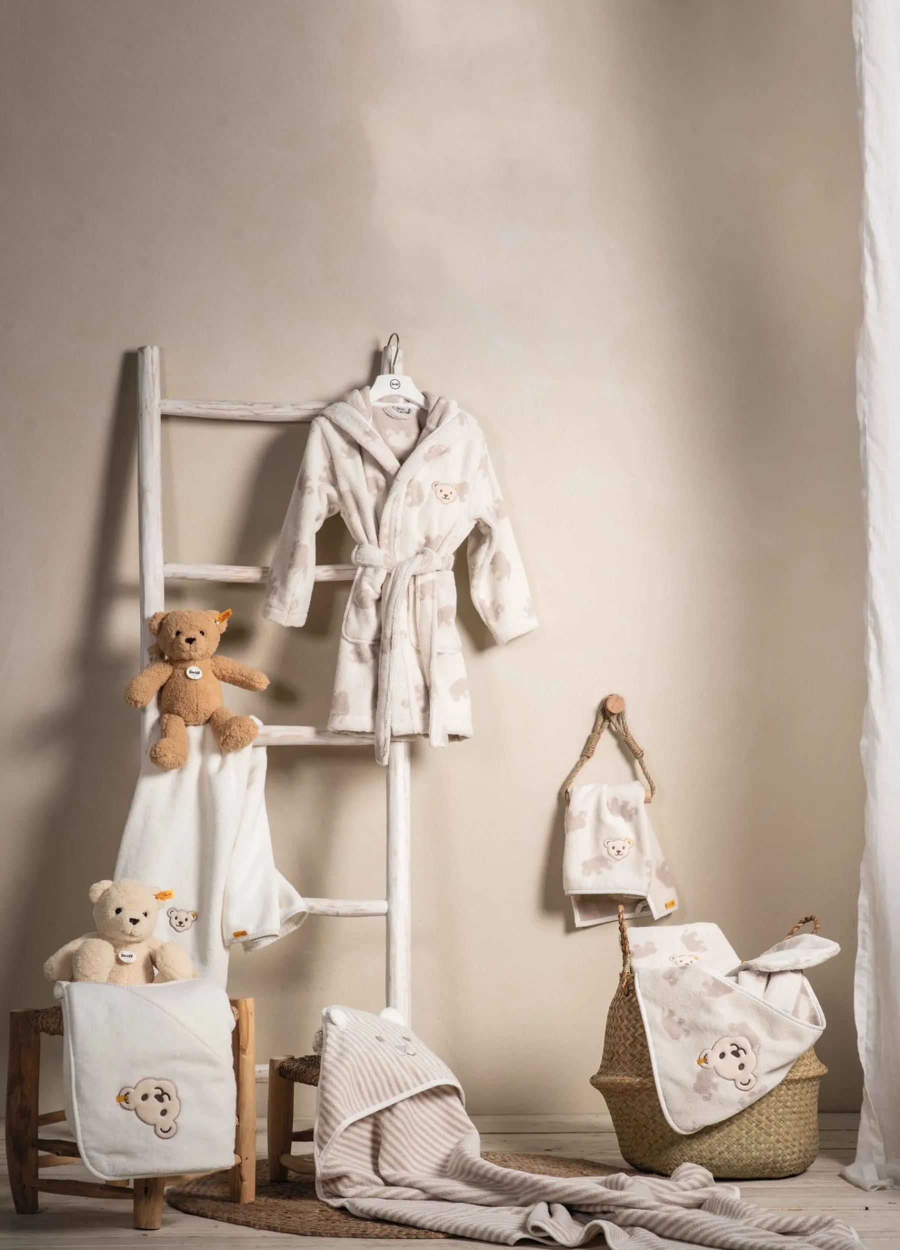 Steiff Naissance*Gant de toilette,