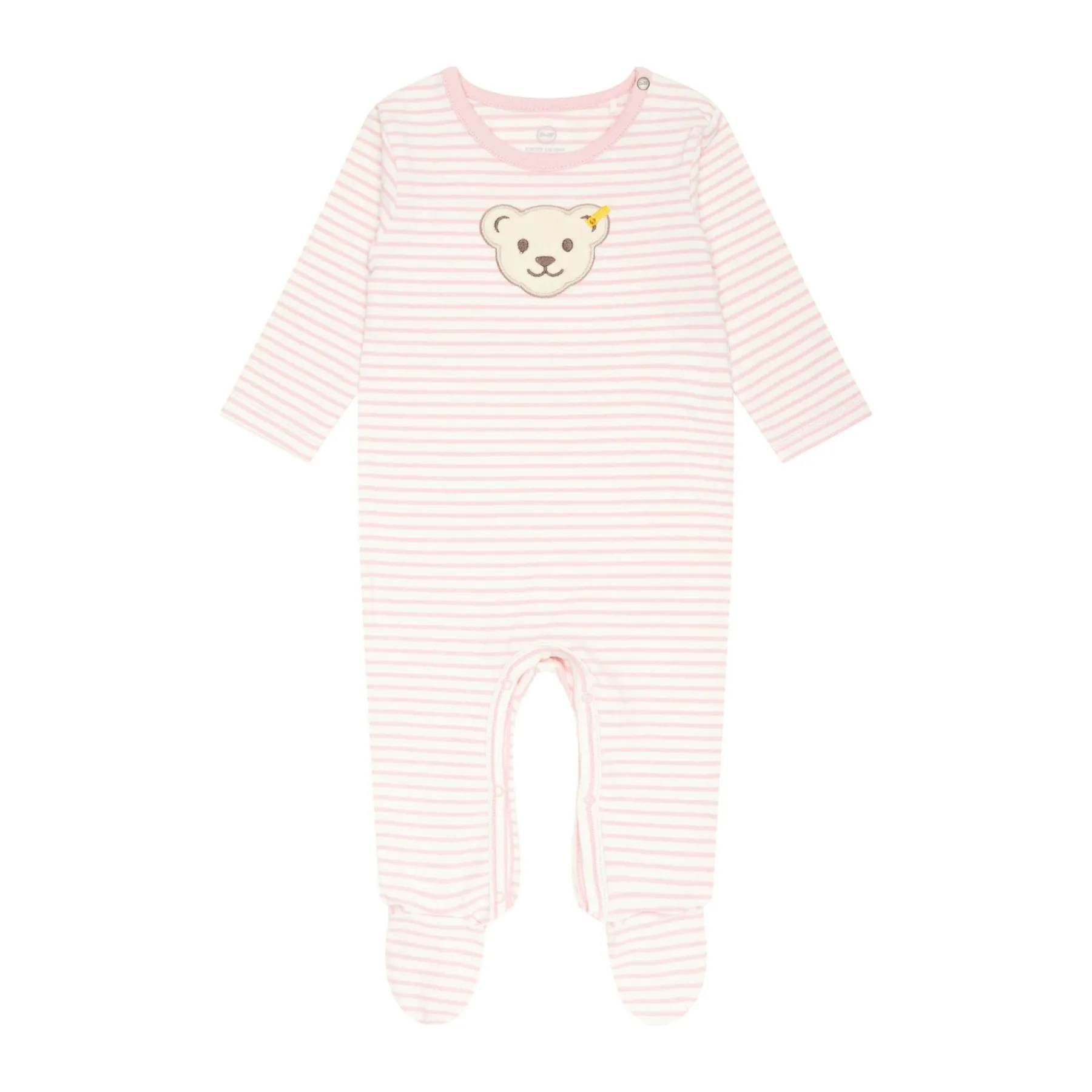 Steiff Vêtements De Bébé Certifiés Gots|Corps, Barboteuse Et Combinaisons*Grenouillère manches longues GOTS, pâle