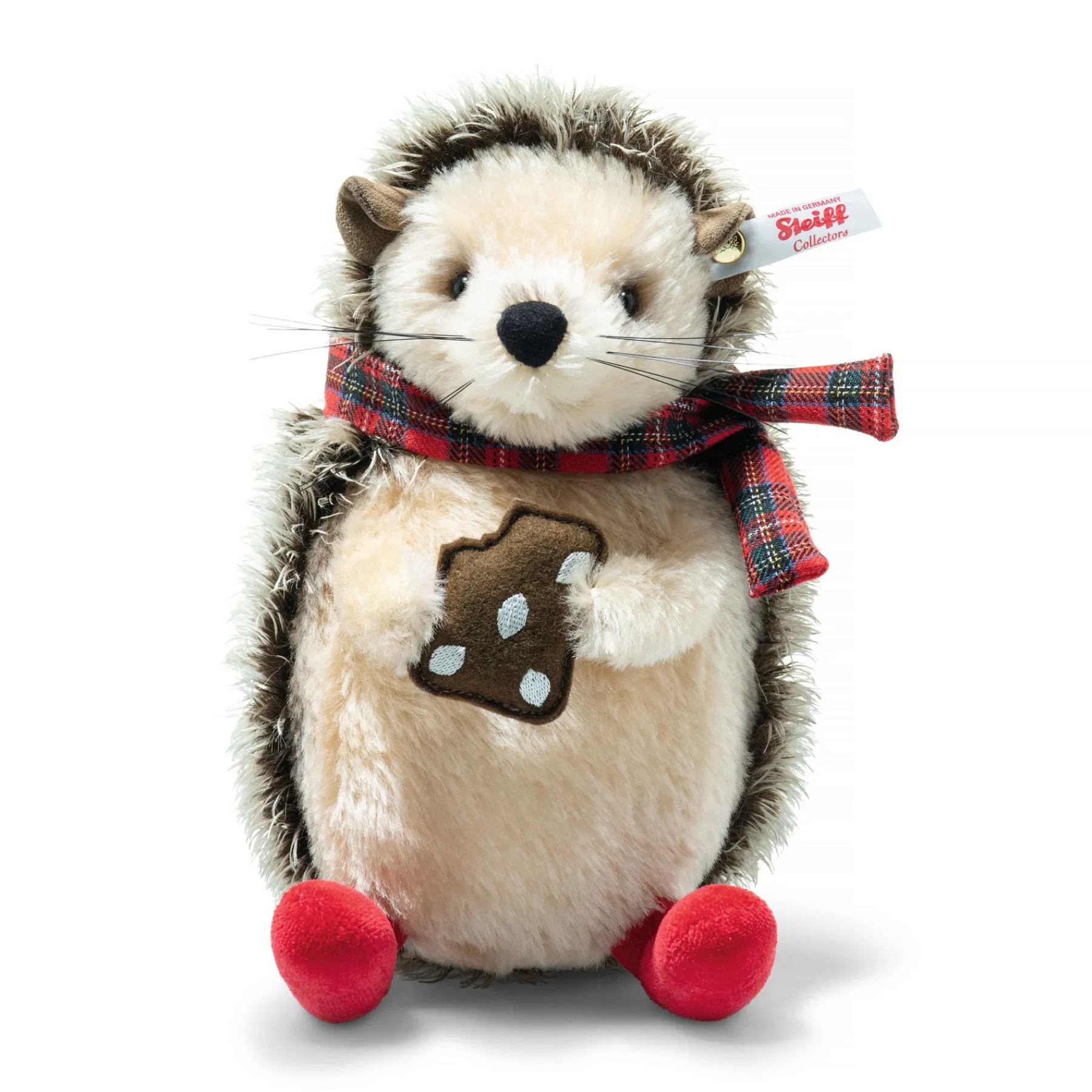 Steiff Édition Limitée*Hérisson de Noël Ivo, 19 cm, brun foncé