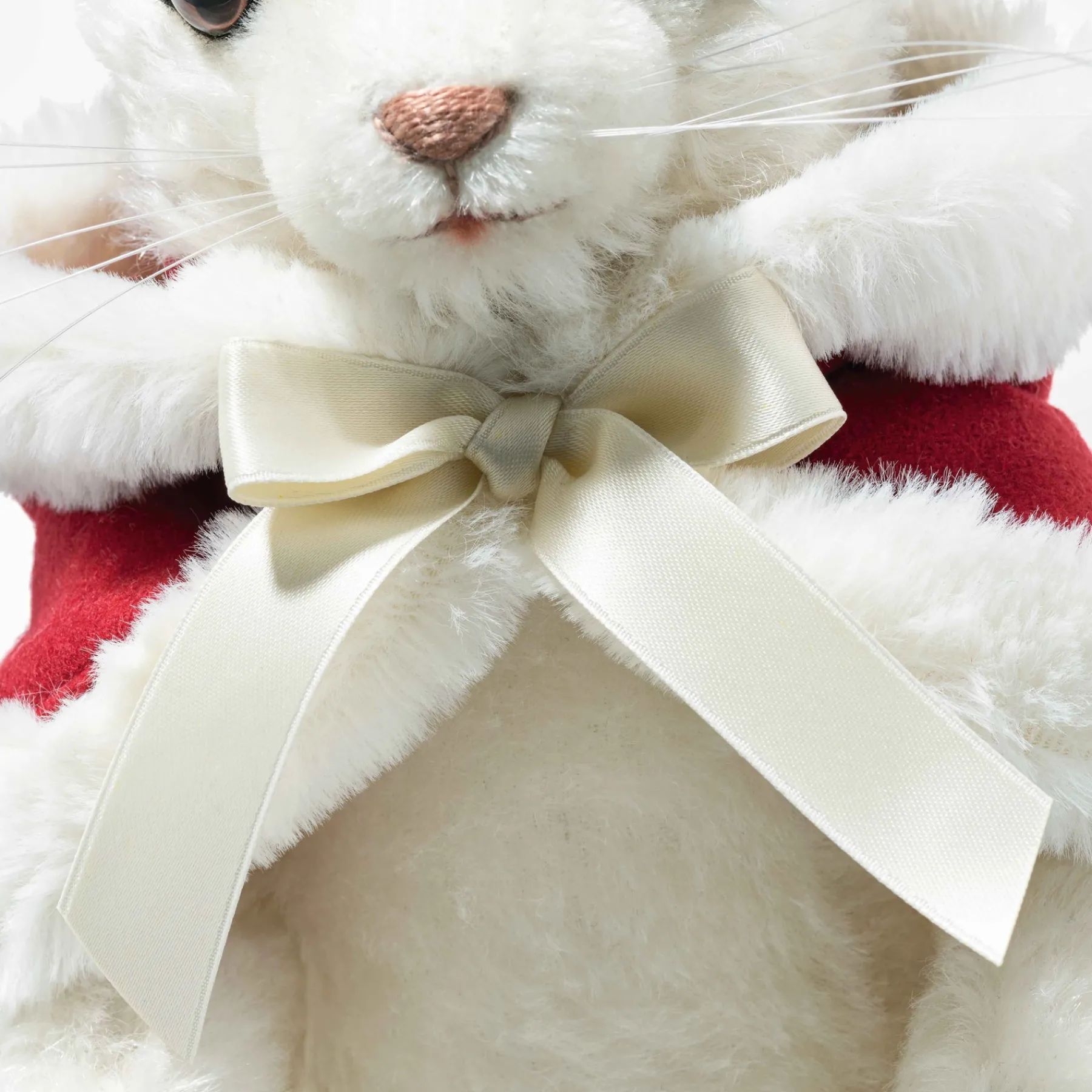 Steiff Édition Limitée*Lapin de Noël, 22 cm, blanc