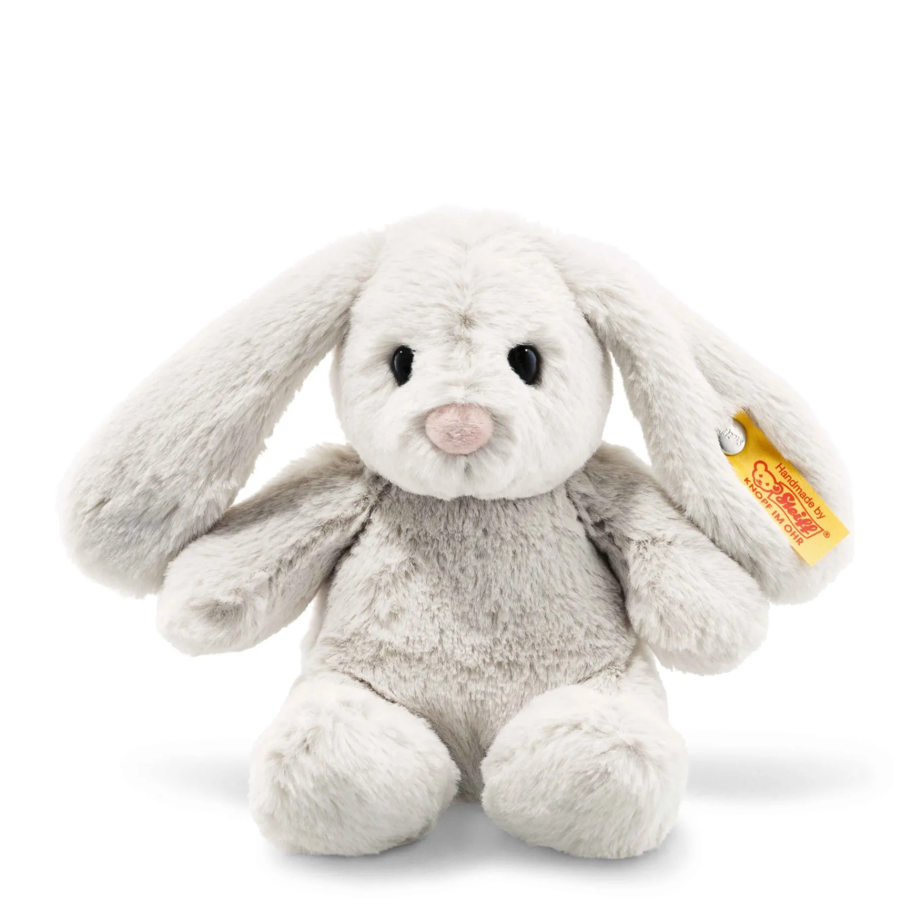 Enfant Steiff Friends|Mini Peluches*Lapin Hoppie, 18 cm, gris clair