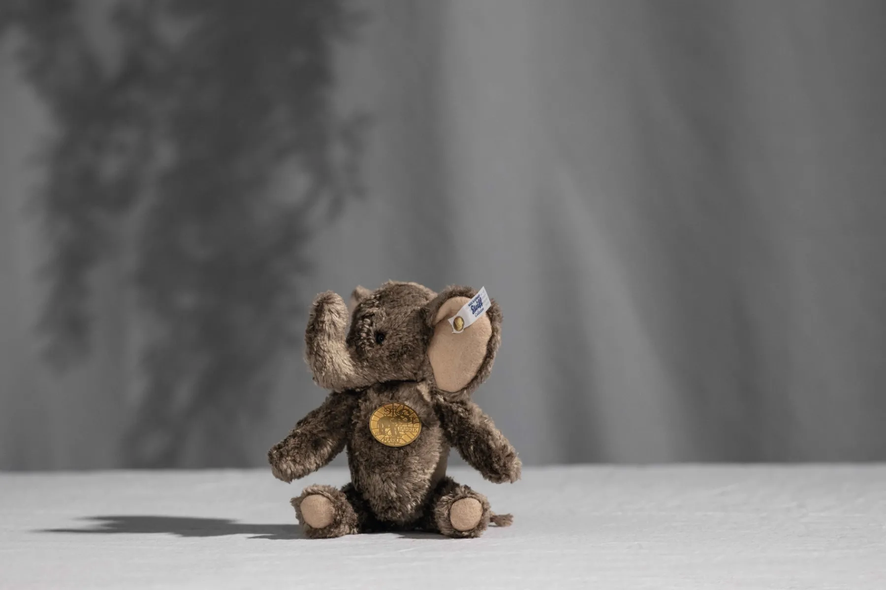 Steiff Collection Classique*Éléphant Bombax, 15 cm, gris clair