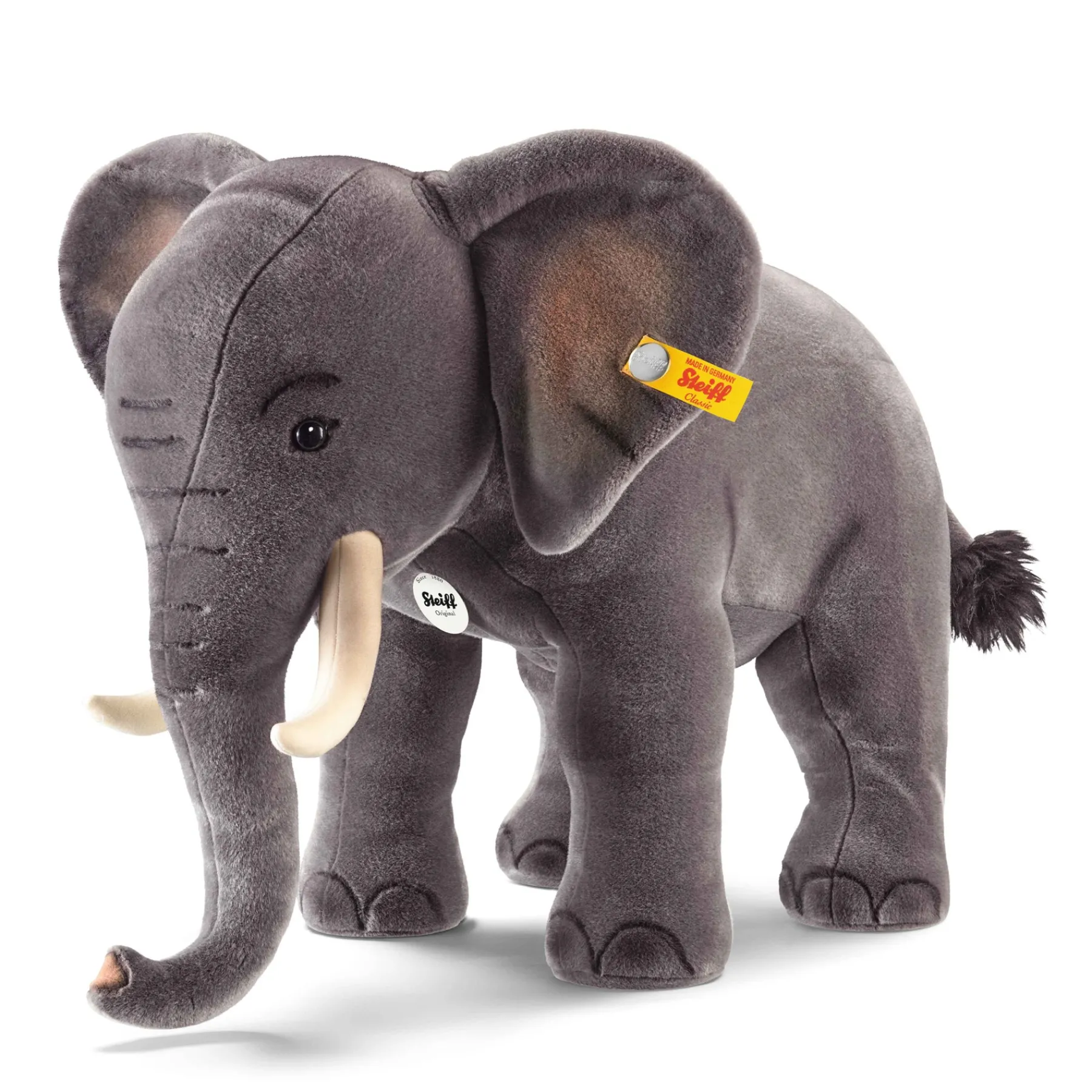 Steiff Animaux Atelier*Éléphant studio, 75 cm, gris clair