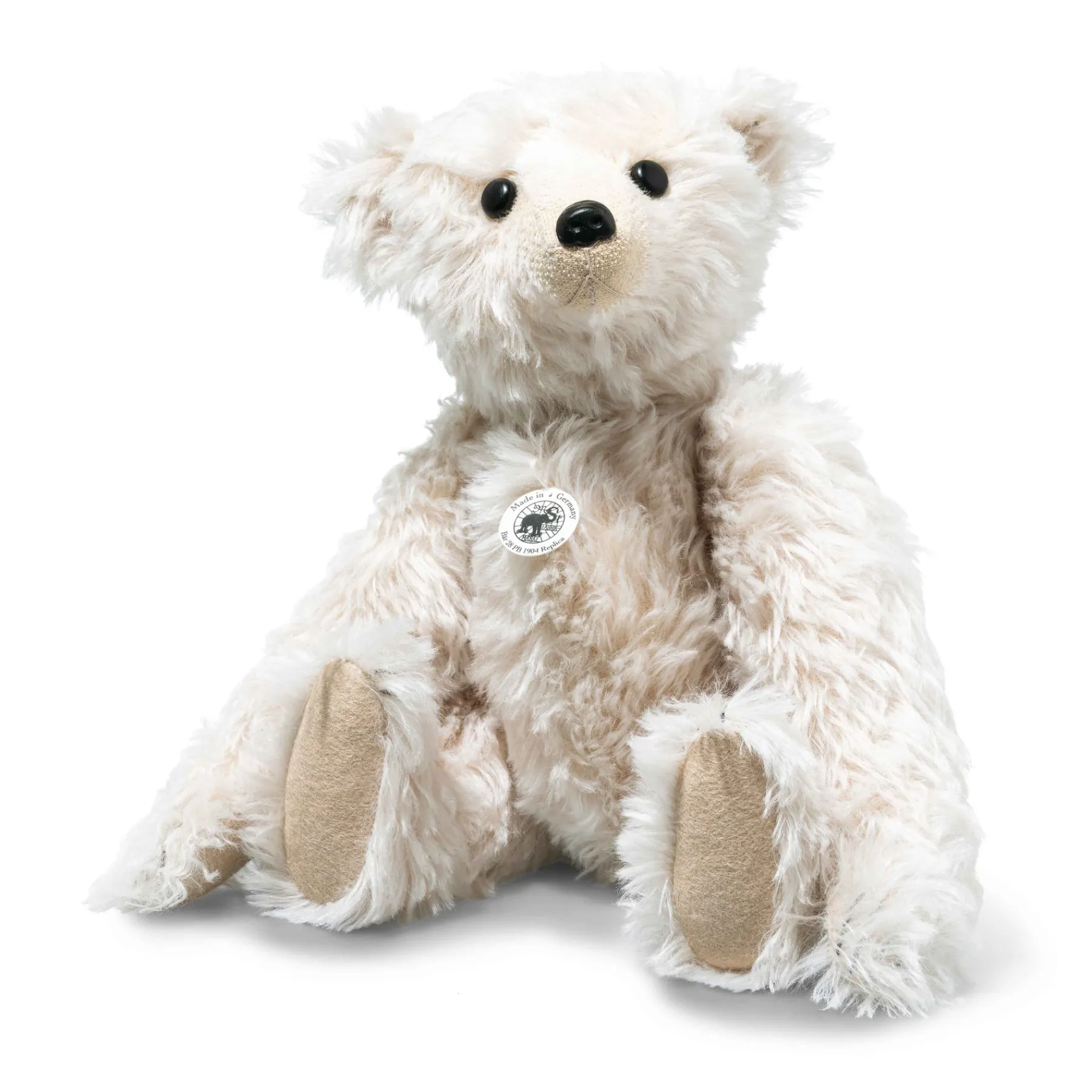 Steiff Édition Limitée*Ours 28 PB réplique 1904, 40 cm, blanc