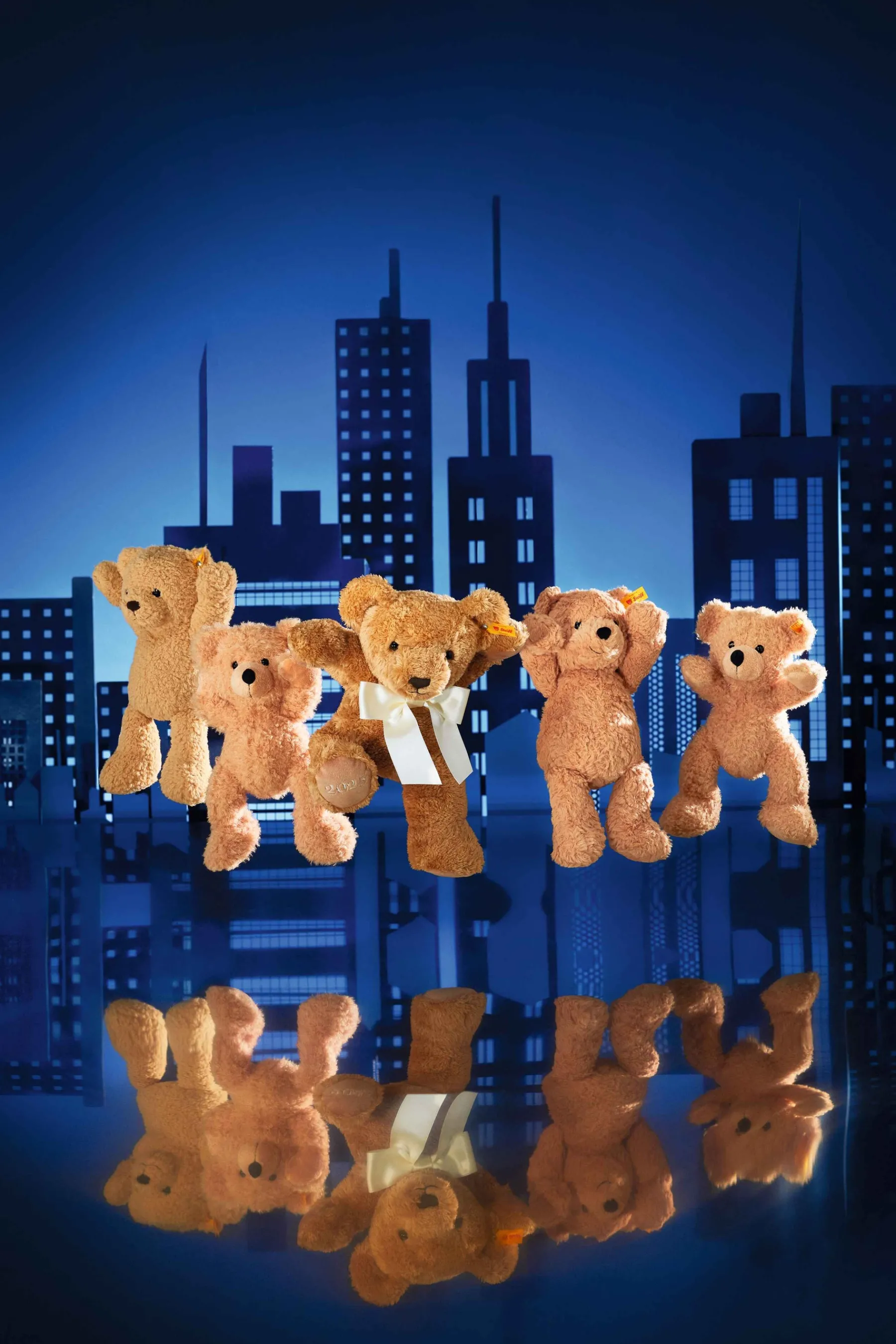 Enfant Steiff Les Porte-bonheur|Anniversaire*Ours de l’année Cosy 2025, 34 cm, beige