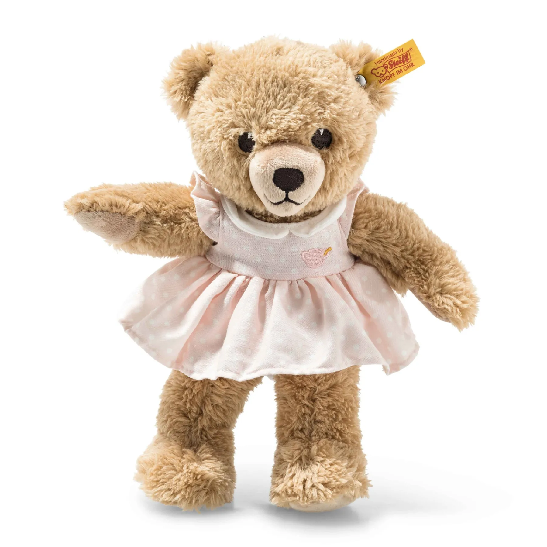 Steiff Naissance Et Baptême|Friends*Ours dors bien, 25 cm, rose pâle