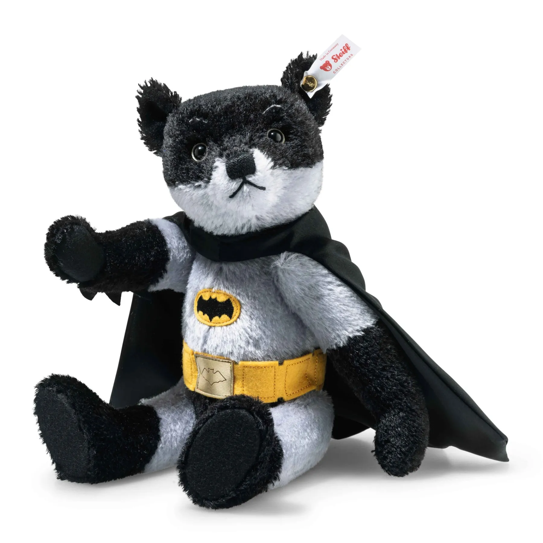 Steiff Édition Limitée*Ours Teddy Batman 85ème anniversaire, 30 cm, multicolore