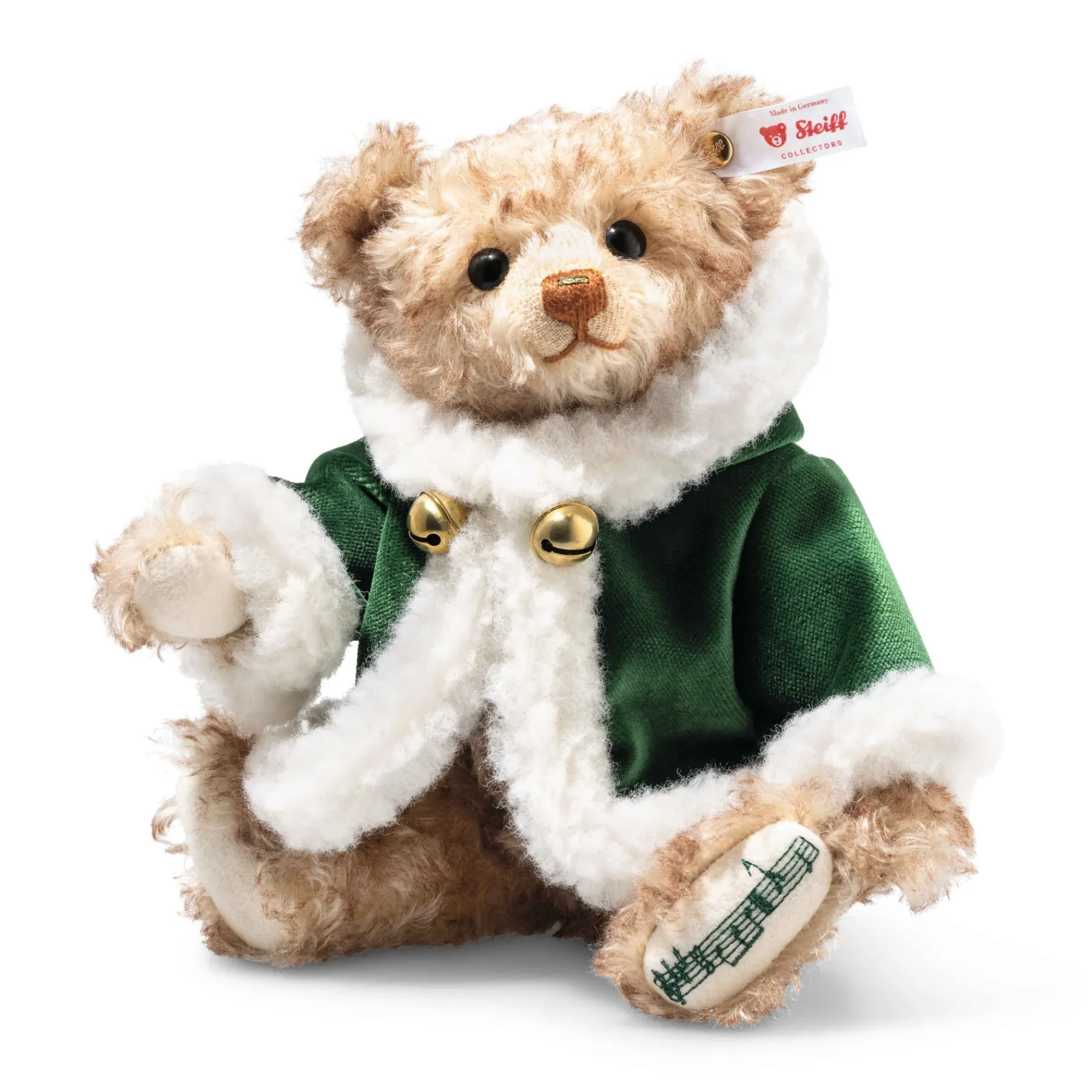 Steiff Édition Limitée*Ours Teddy de Noël, 28 cm, brun clair