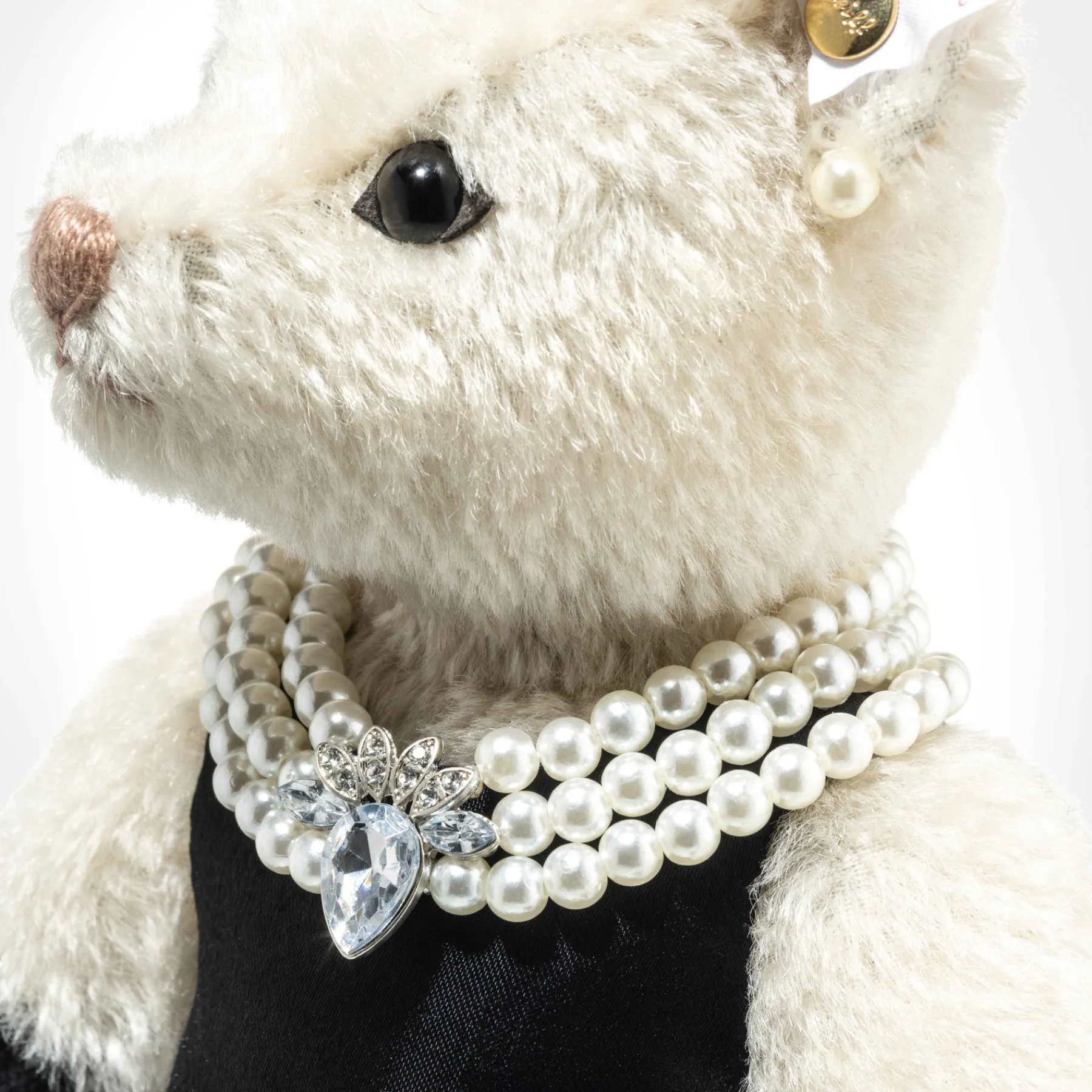 Steiff Édition Limitée*Ours Teddy Hollywood, 30 cm, gris clair