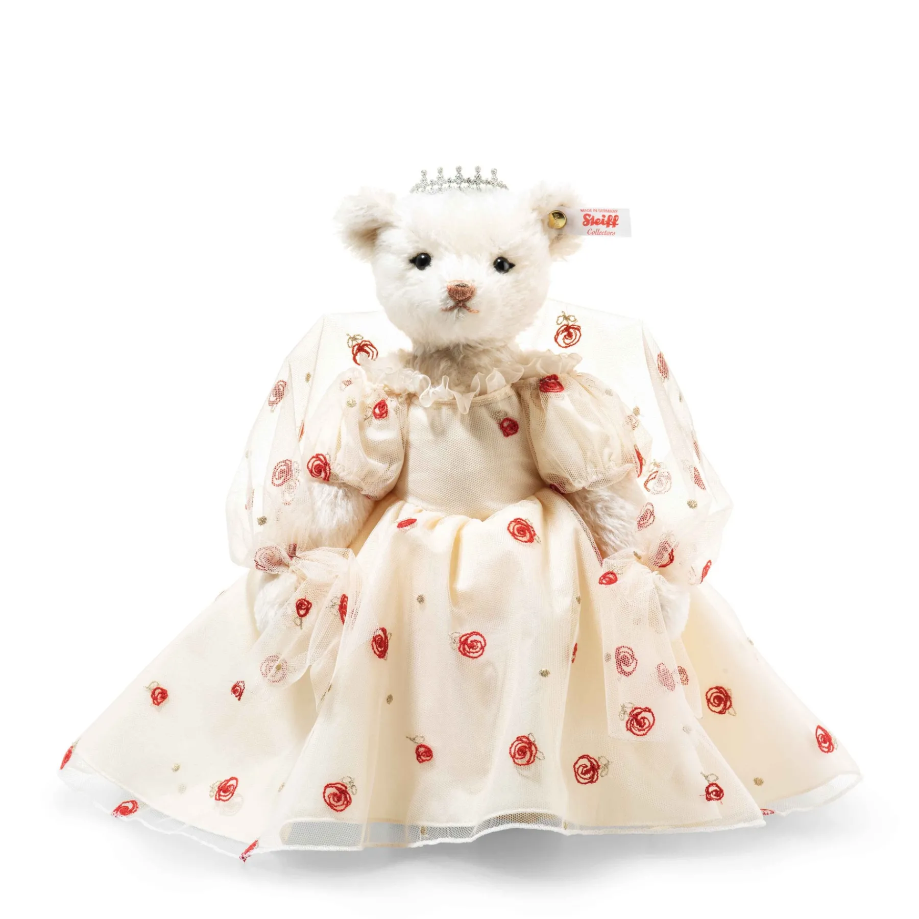 Steiff Édition Limitée*Ours Teddy Impératrice Elisabeth, 29 cm, blanc