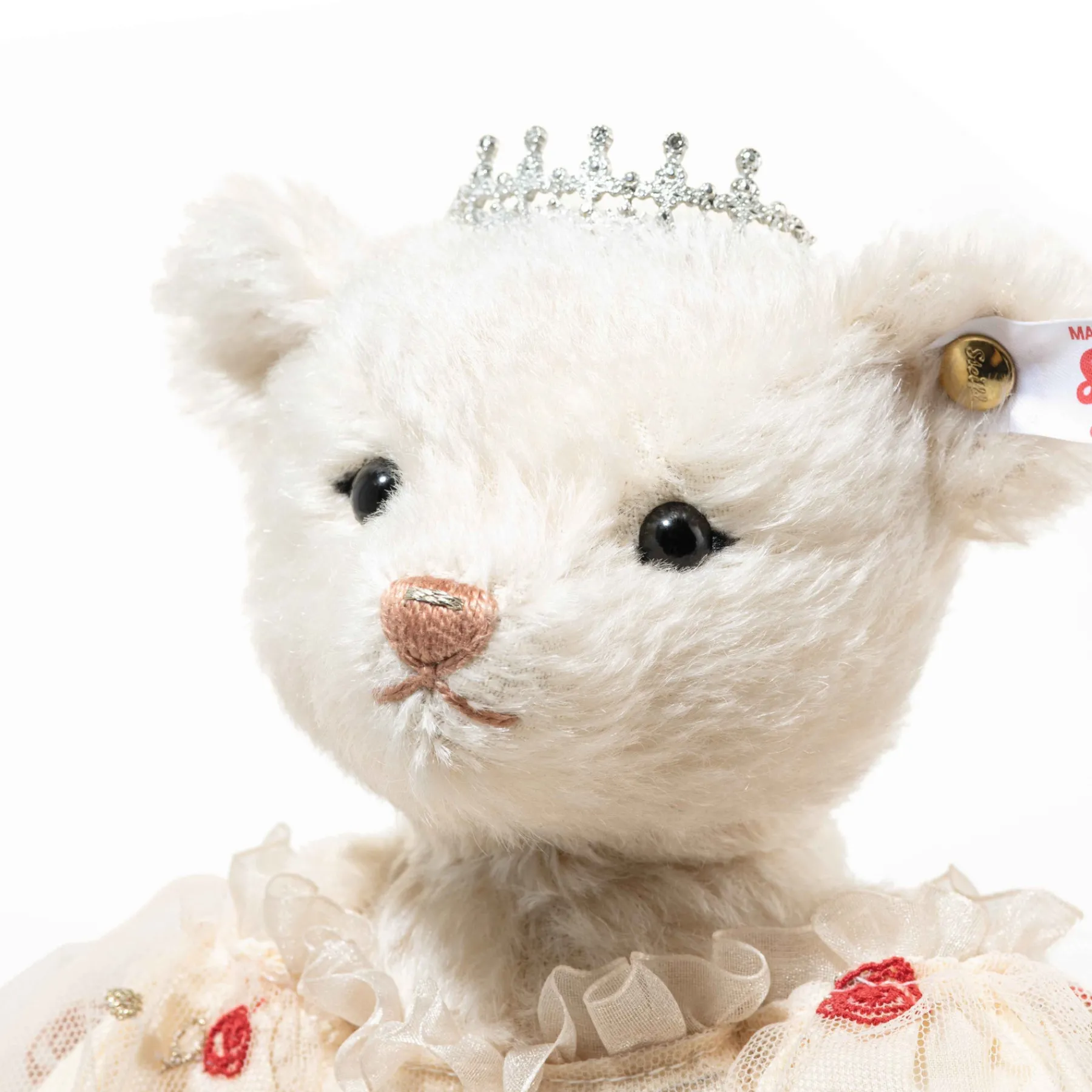 Steiff Édition Limitée*Ours Teddy Impératrice Elisabeth, 29 cm, blanc