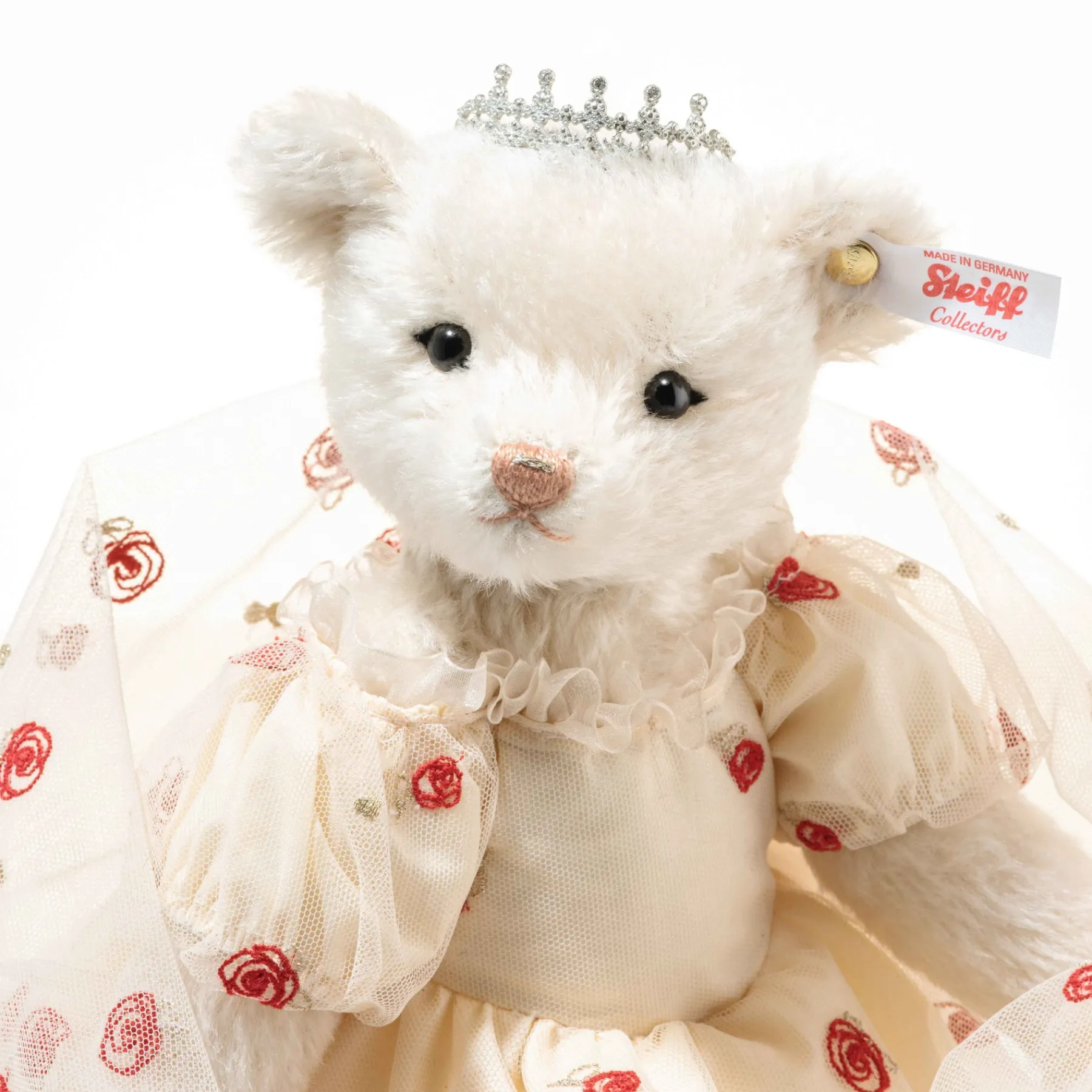 Steiff Édition Limitée*Ours Teddy Impératrice Elisabeth, 29 cm, blanc