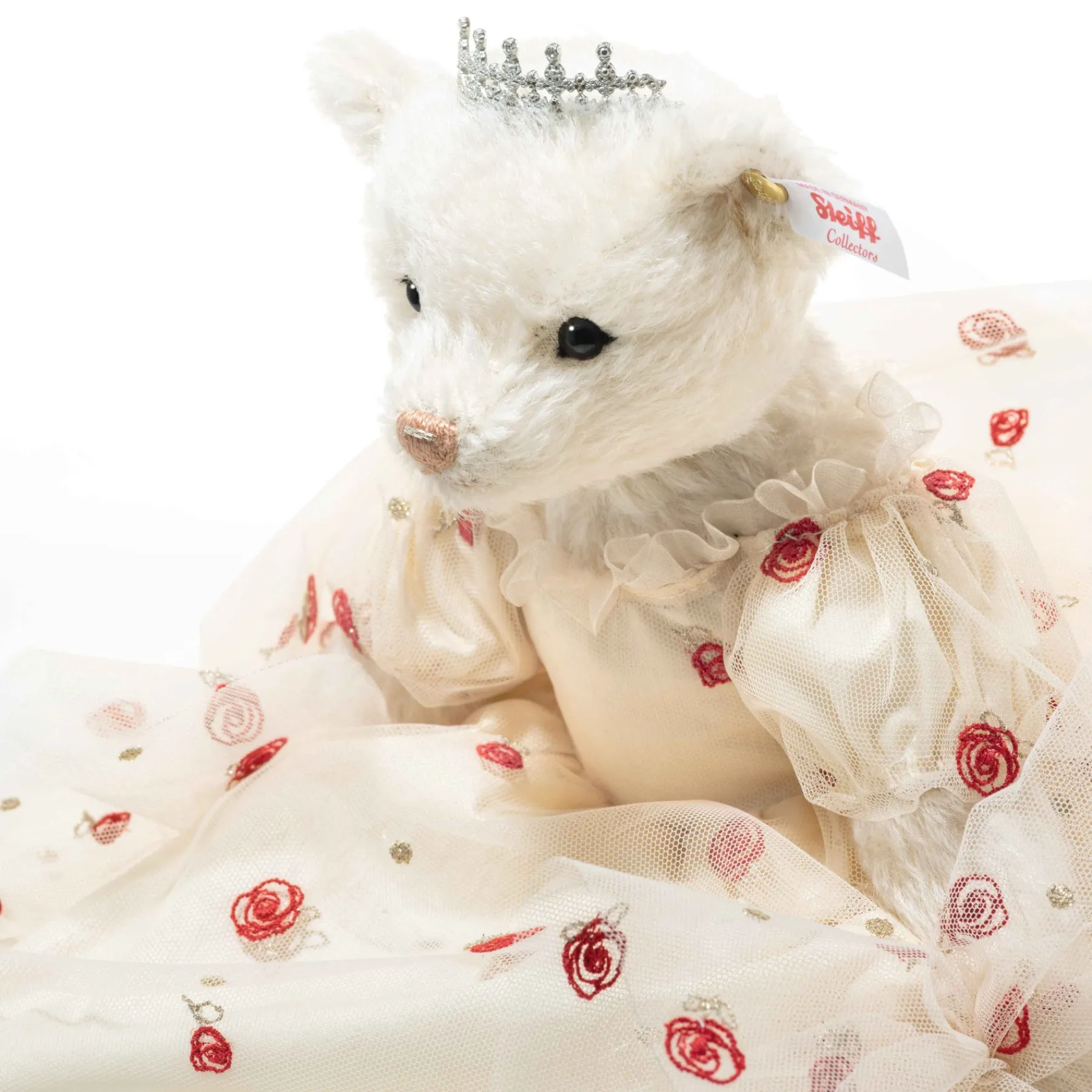 Steiff Édition Limitée*Ours Teddy Impératrice Elisabeth, 29 cm, blanc