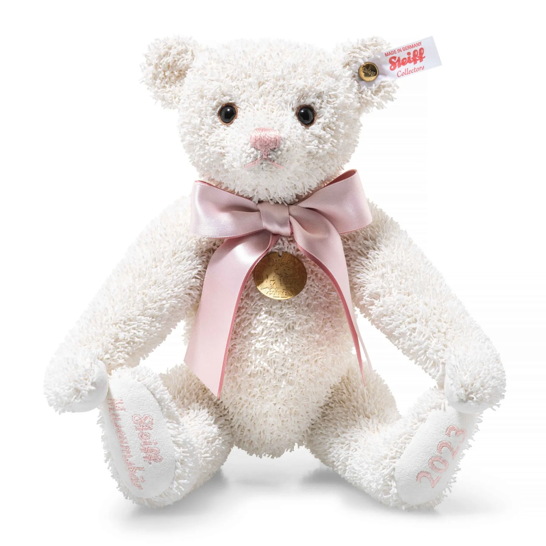 Steiff Édition Limitée*Ours Teddy musée 2023, 27 cm, blanc