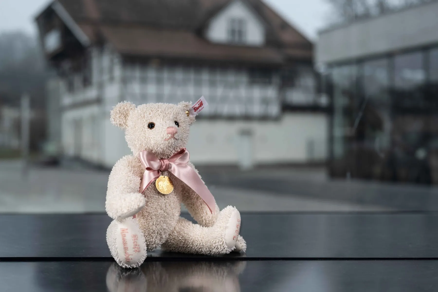 Steiff Édition Limitée*Ours Teddy musée 2023, 27 cm, blanc