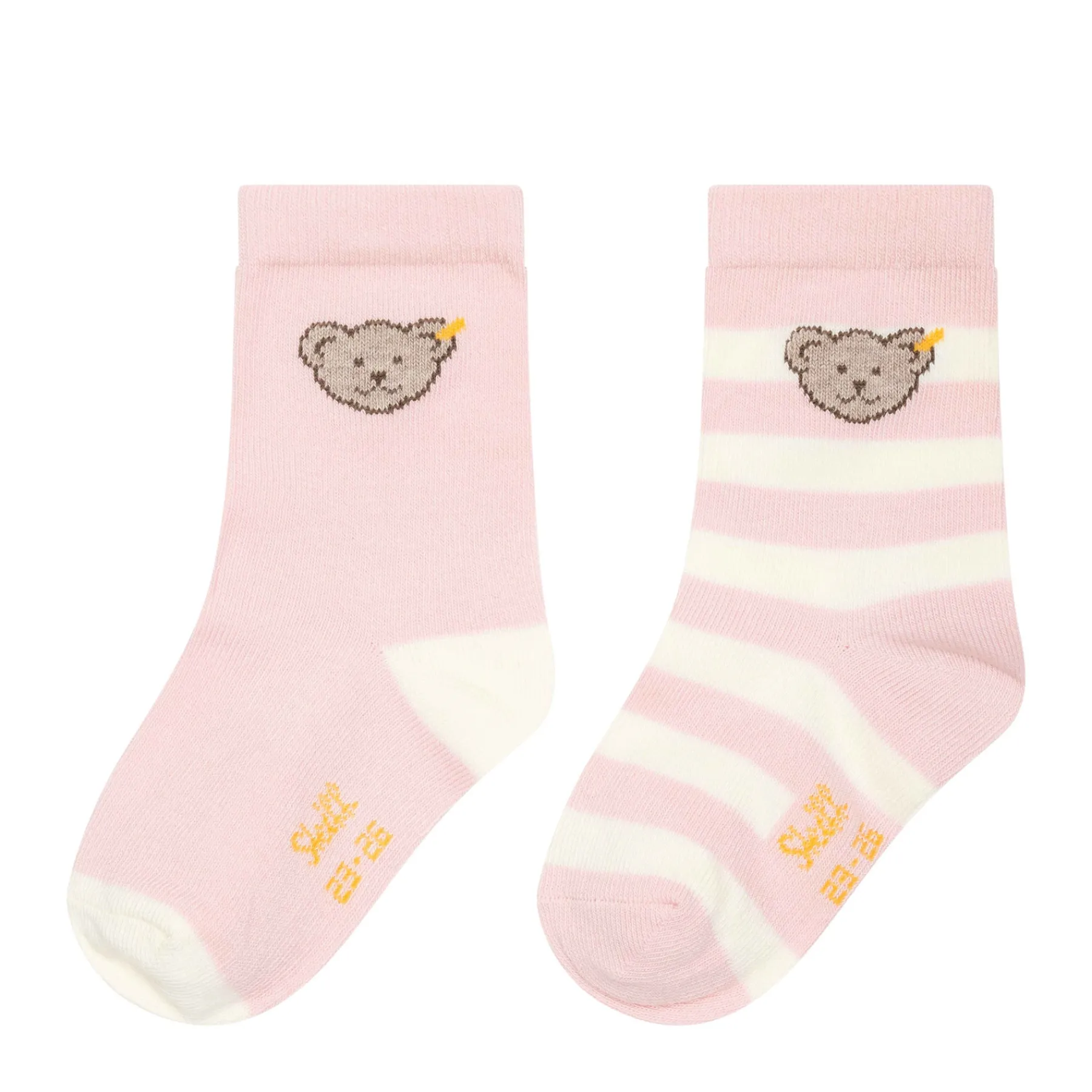 Enfant Steiff Chaussettes Et Collants*Pack de 2 paires de chaussettes GOTS, pâle