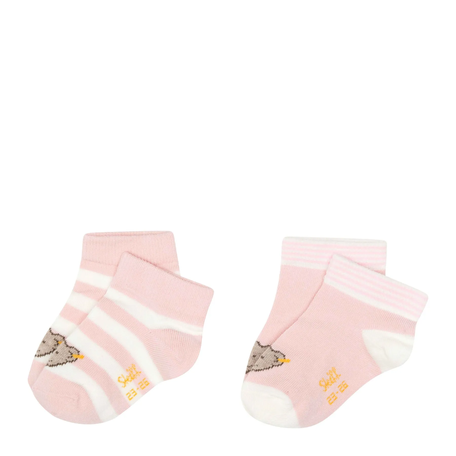 Enfant Steiff Chaussettes Et Collants*Pack de 2 paires de chaussettes GOTS, pâle