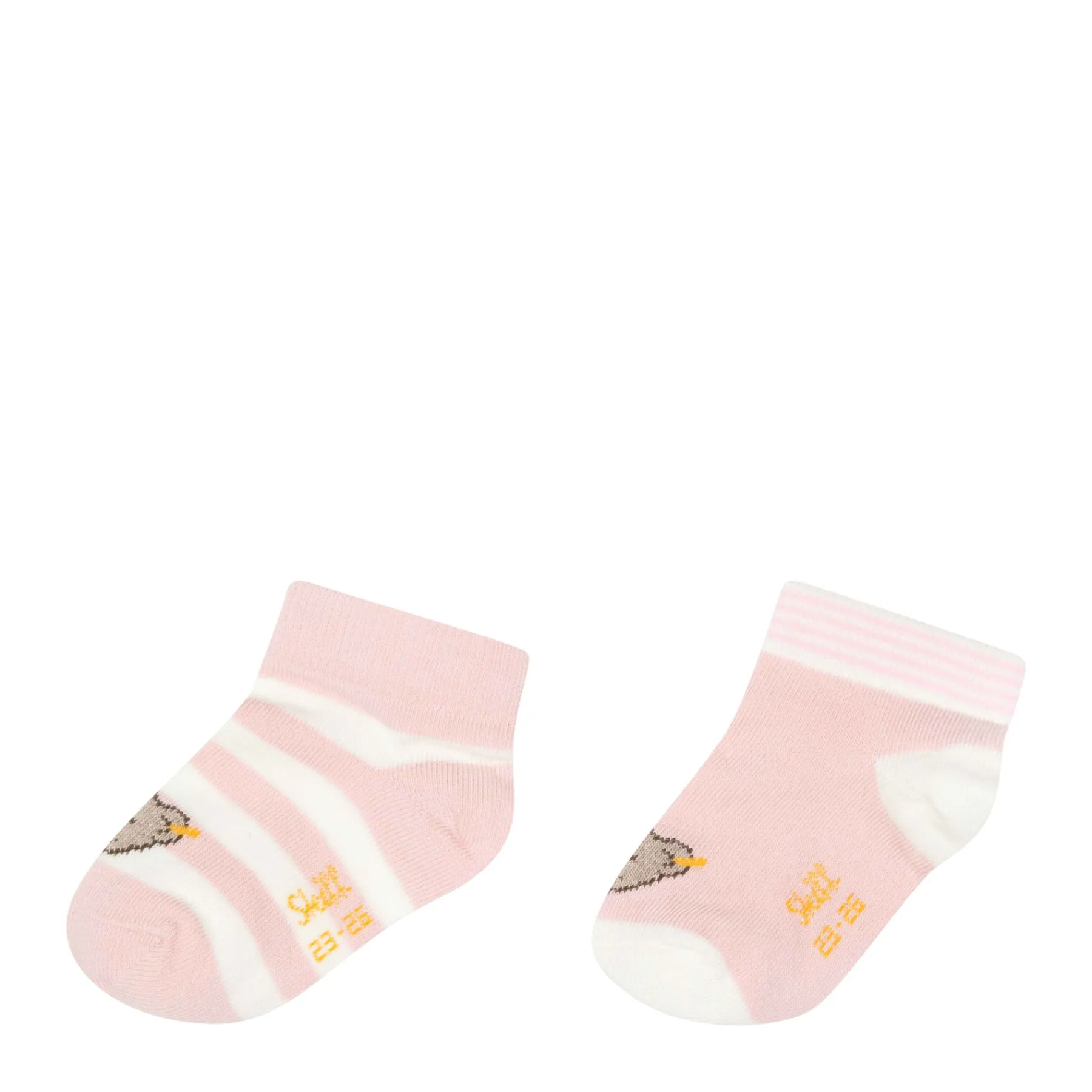 Enfant Steiff Chaussettes Et Collants*Pack de 2 paires de chaussettes GOTS, pâle