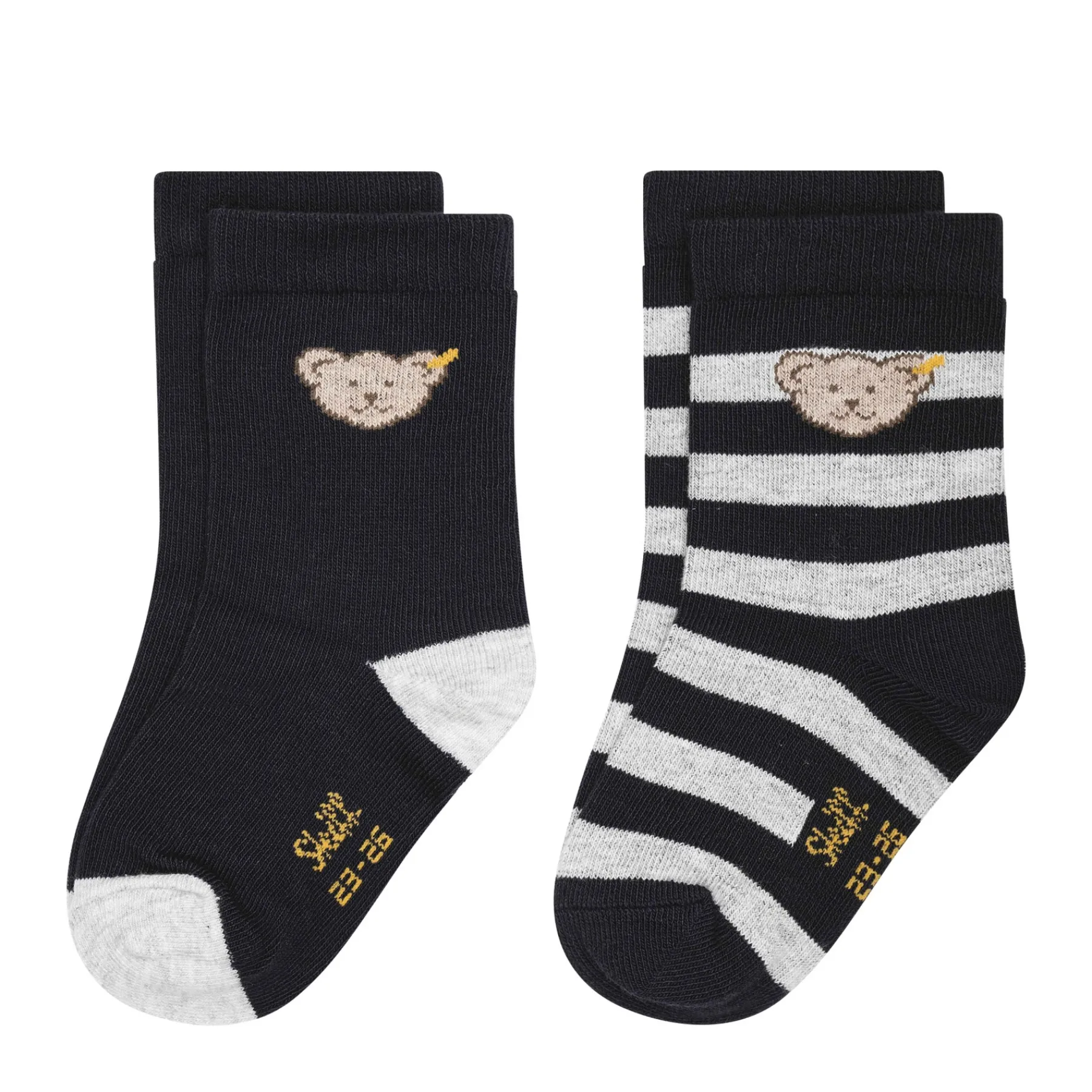 Enfant Steiff Chaussettes Et Collants|Chaussettes Et Collants*Pack de 2 paires de chaussettes GOTS, bleu foncé