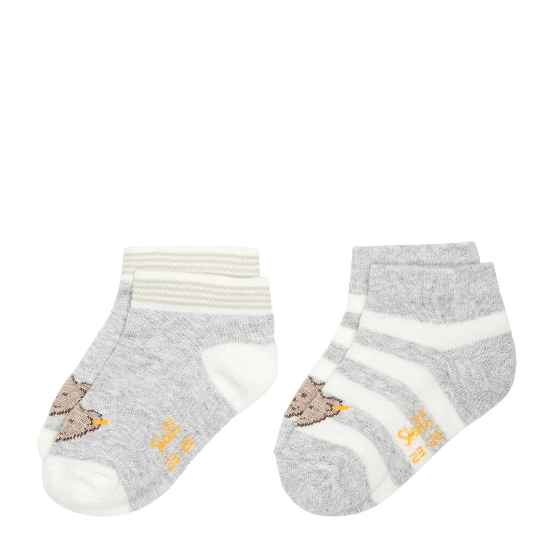 Enfant Steiff Chaussettes Et Collants|Chaussettes Et Collants*Pack de 2 paires de chaussettes GOTS, gris clair