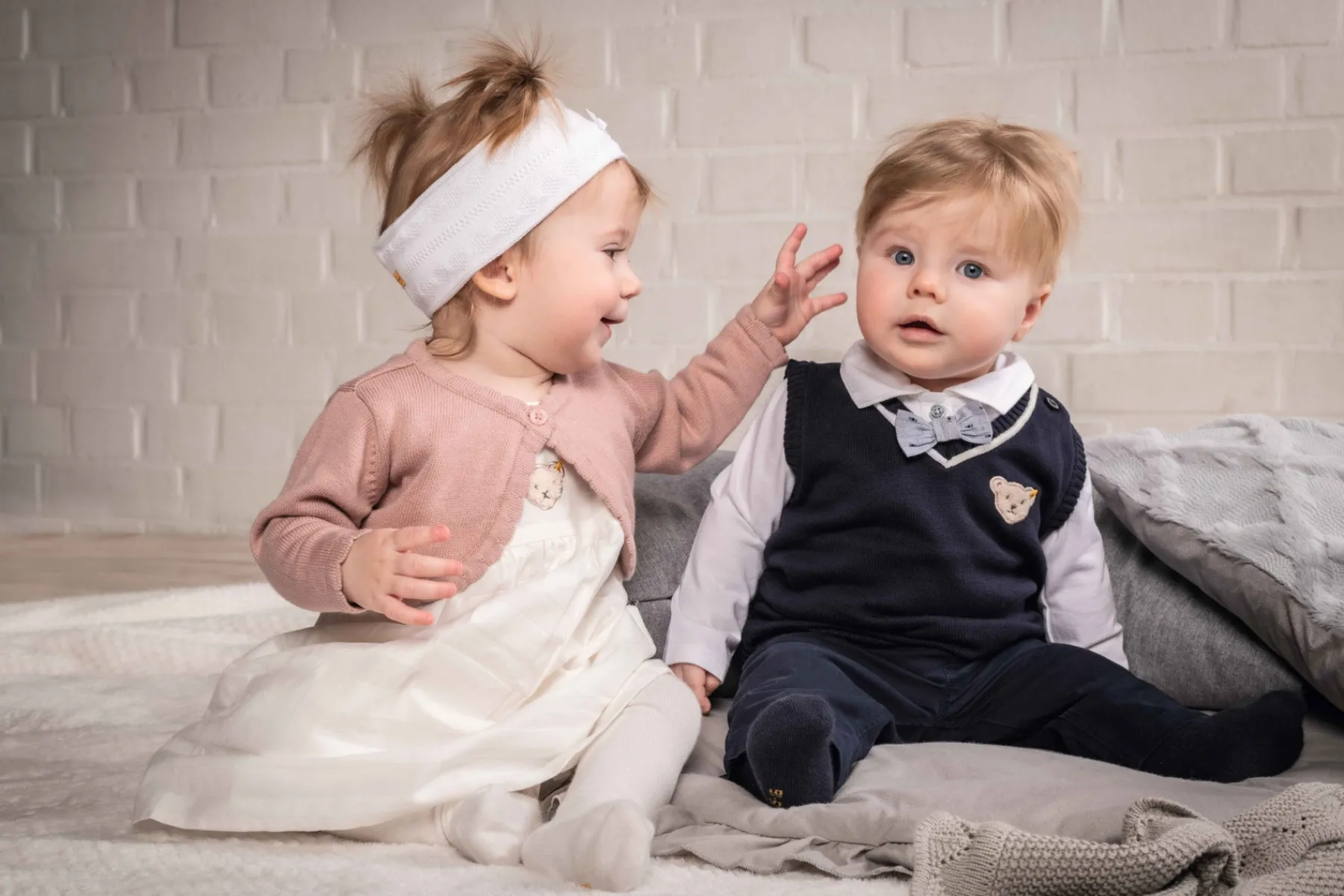 Steiff Bébé Garçon (taille 56-80)|Pantalons Et Jeans*Pantalon, bleu foncé pour Garçons