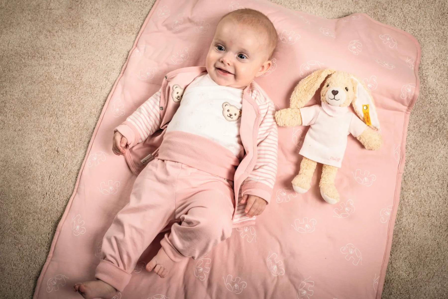 Steiff Vêtements De Bébé Certifiés Gots|Pantalons Et Jeans*Pantalon de jogging GOTS, pâle