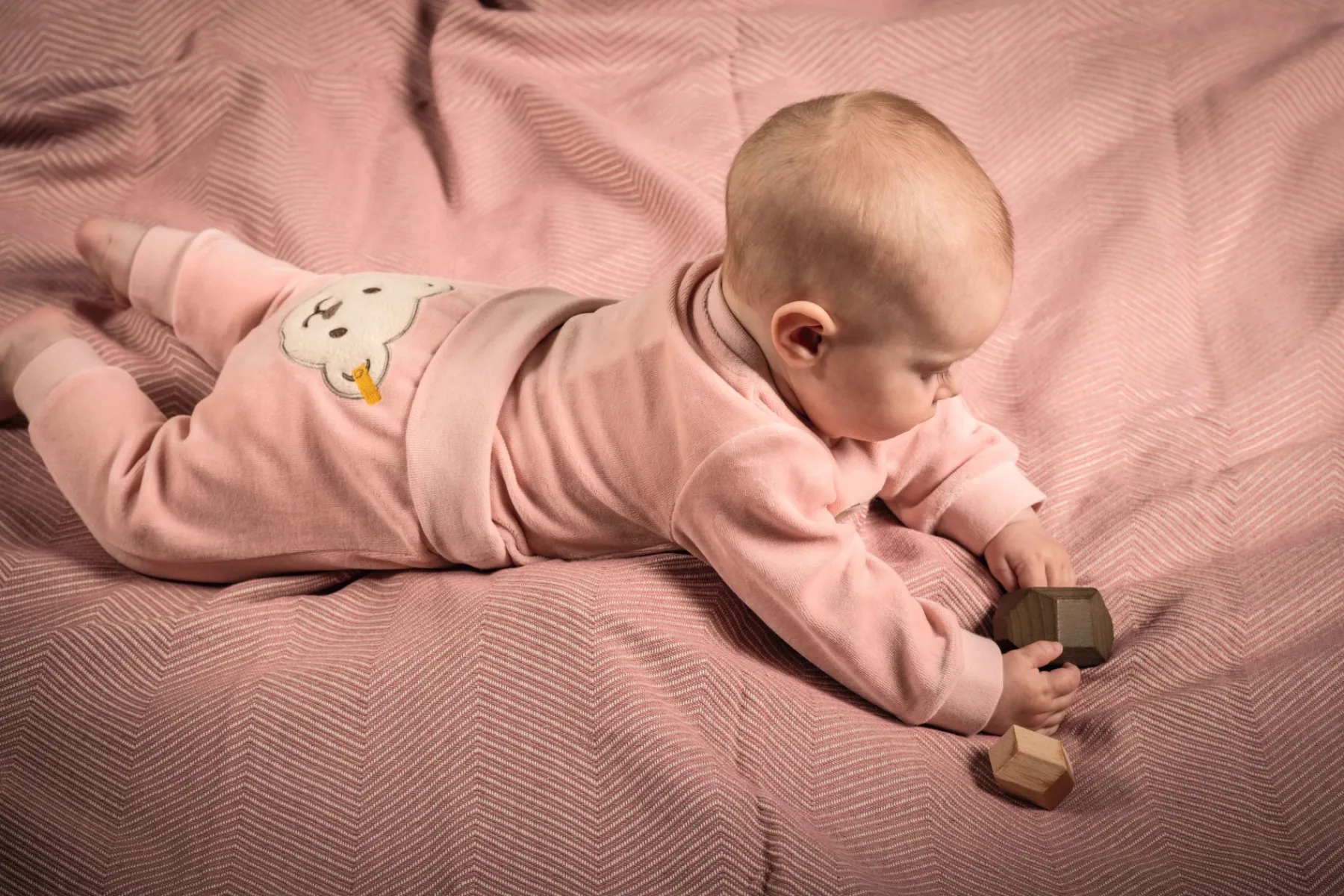 Steiff Naissance|Vêtements De Bébé Certifiés Gots*Pantalon de jogging GOTS, pâle