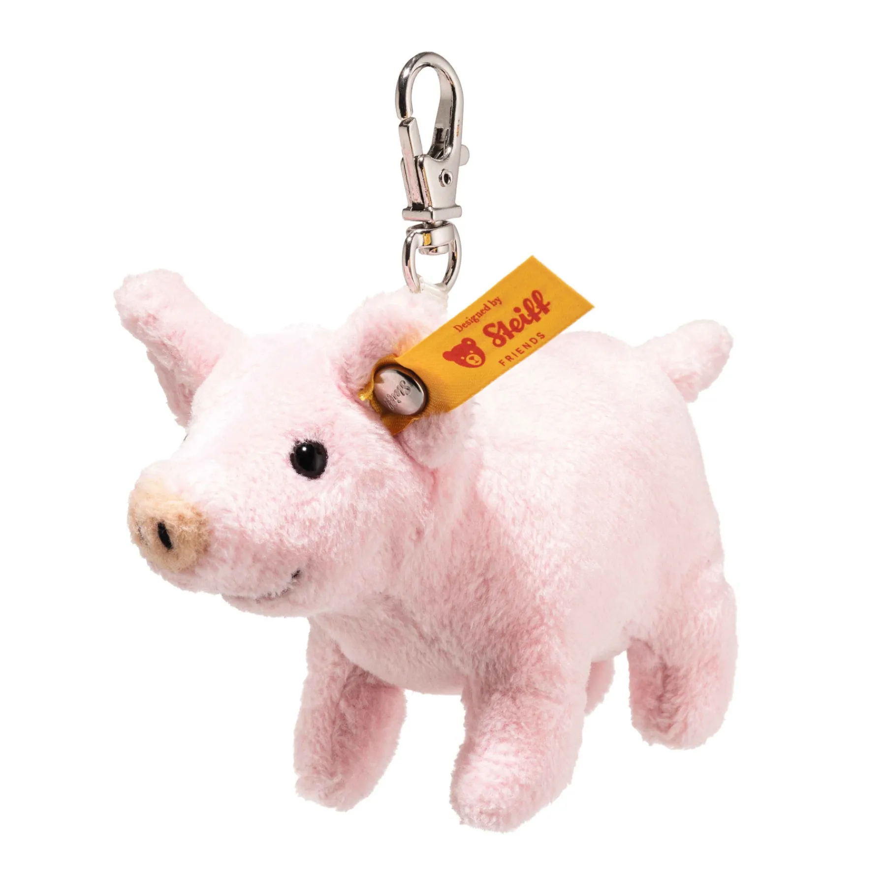 Enfant Steiff Porte-clès|Les Porte-bonheur*Pendentif cochon porte-bonheur, 9 cm, rose pâle