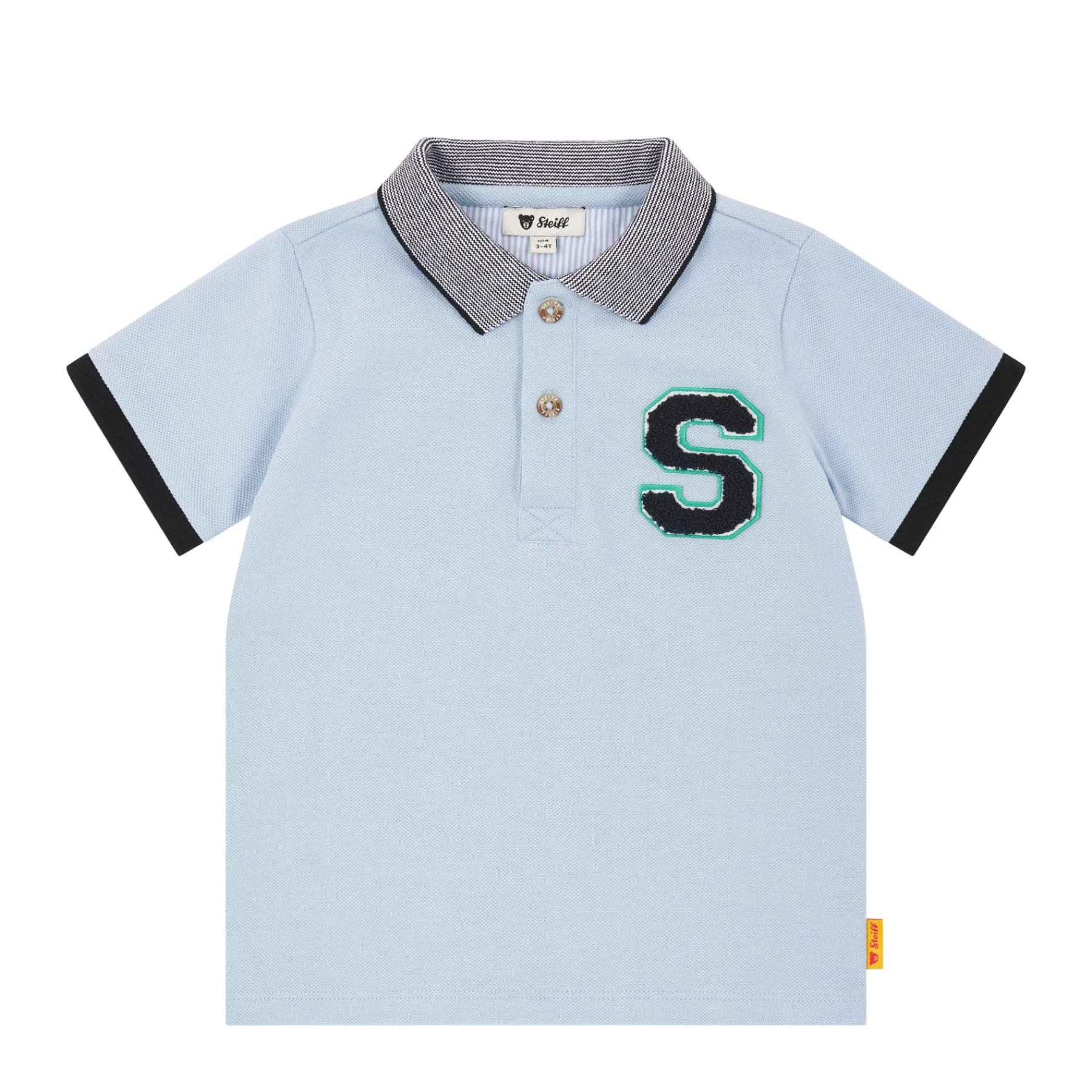 Enfant Steiff Anniversaire|Enfant Garçon (taille 86-122)*Polo manches courtes, bleu clair pour Garçons