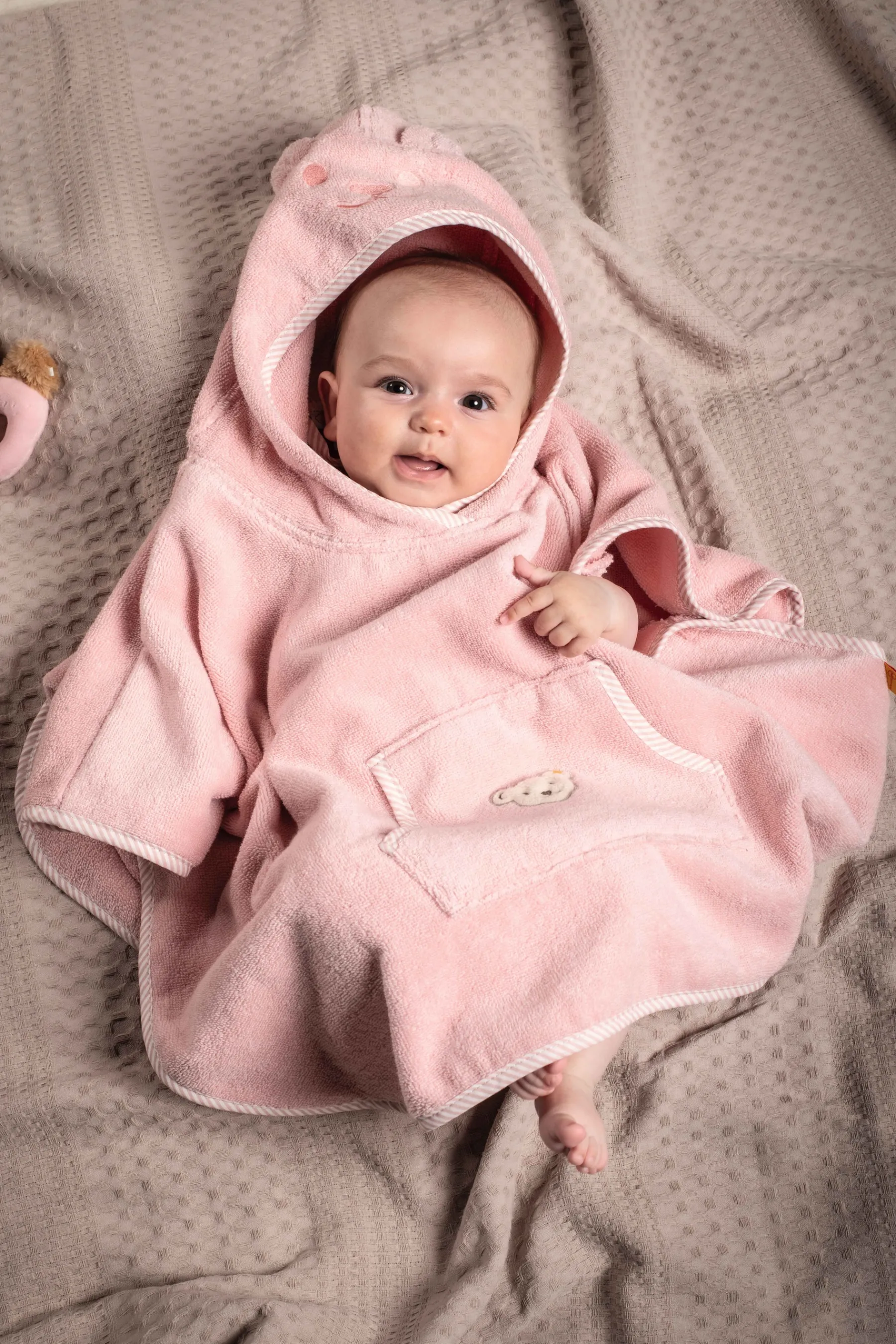 Enfant Steiff Naissance|Maillots De Bain*Poncho de bain, pâle