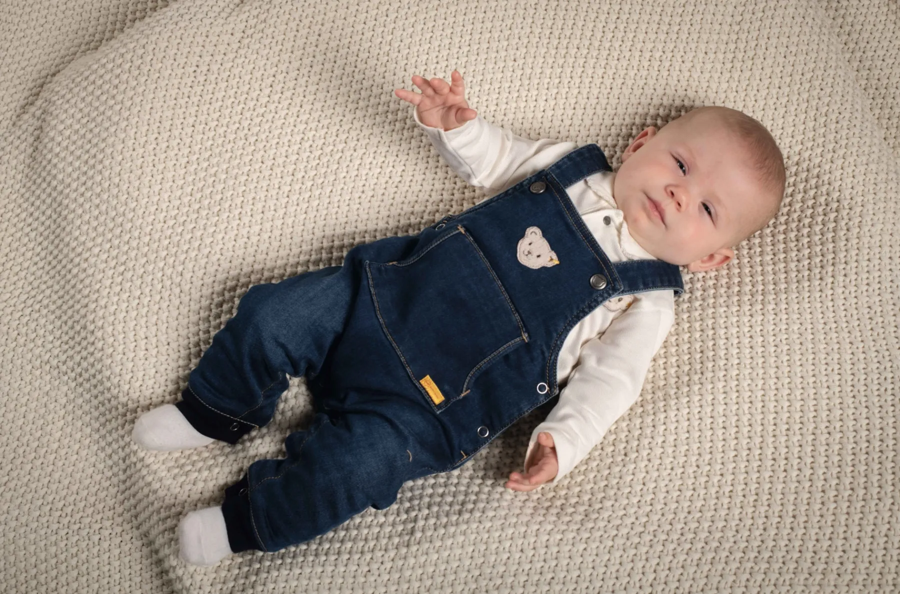 Steiff Pantalons Et Jeans|Pantalons Et Jeans*Salopette en jean, bleu foncé
