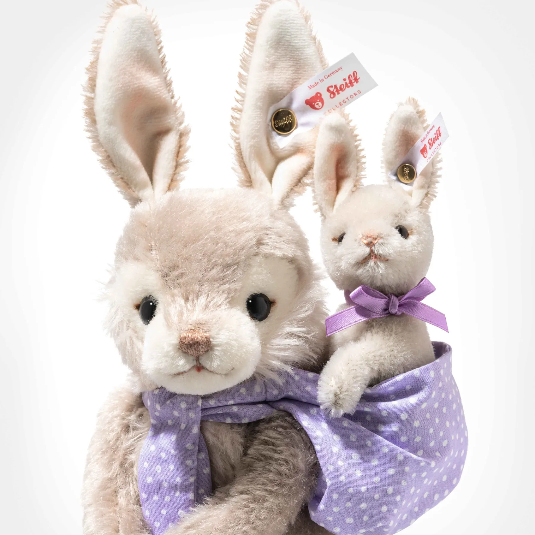Steiff Édition Limitée*Set de lapin, 21 cm, gris clair