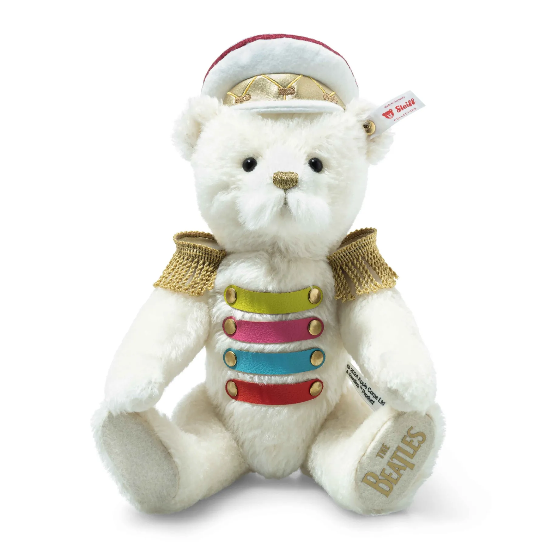 Steiff Édition Limitée*Rocks! The Beatles – Sgt. Pepper, 30 cm, blanc
