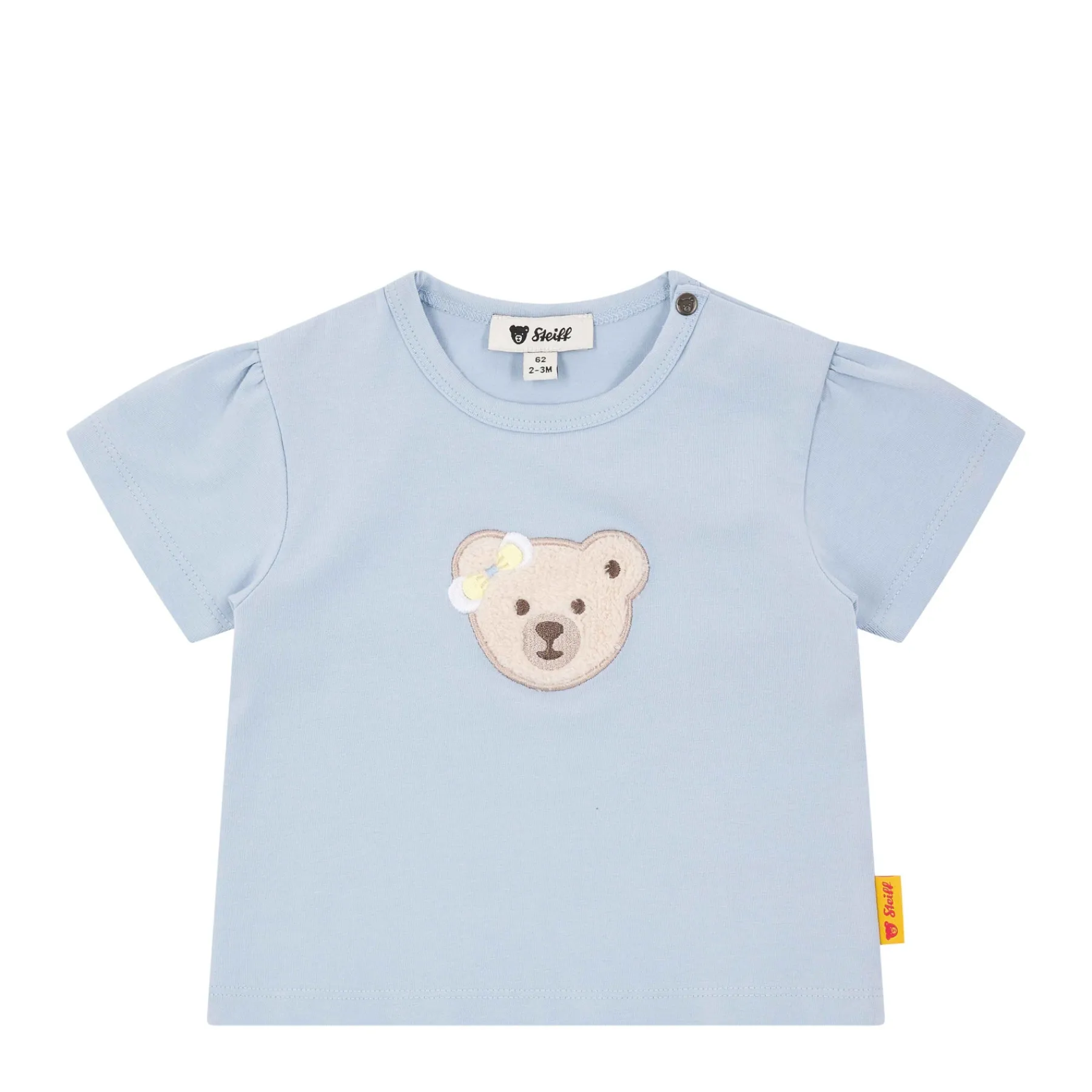 Steiff T-shirts À Manches Longues Et Courtes*T-shirt manches courtes, bleu clair pour Filles