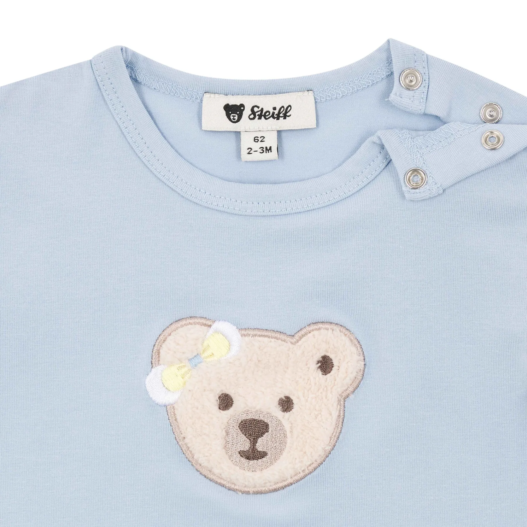 Steiff T-shirts À Manches Longues Et Courtes*T-shirt manches courtes, bleu clair pour Filles