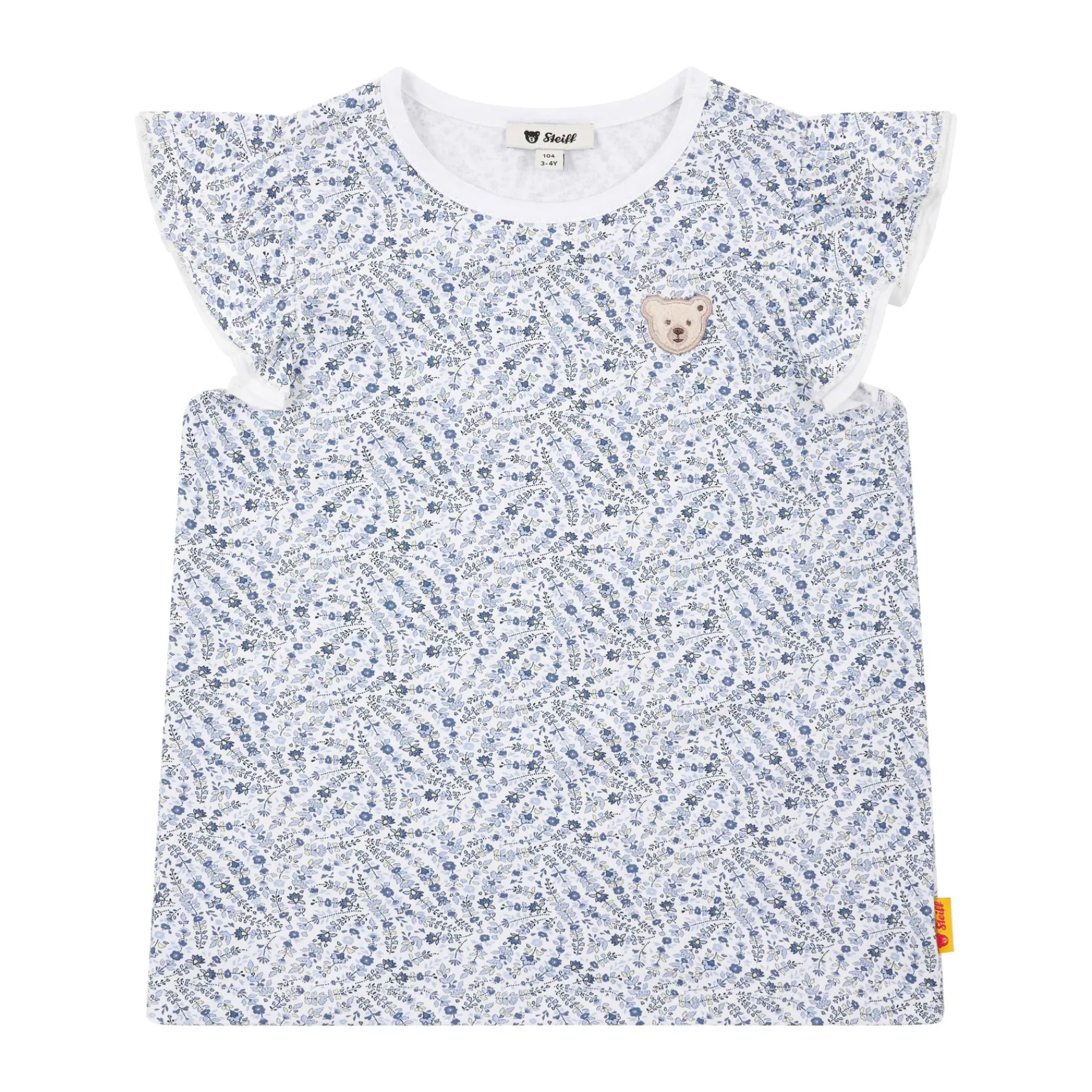 Enfant Steiff Enfant Filles (taille 86-122)|T-shirts À Manches Longues Et Courtes*T-shirt manches courtes, bleu clair pour Filles