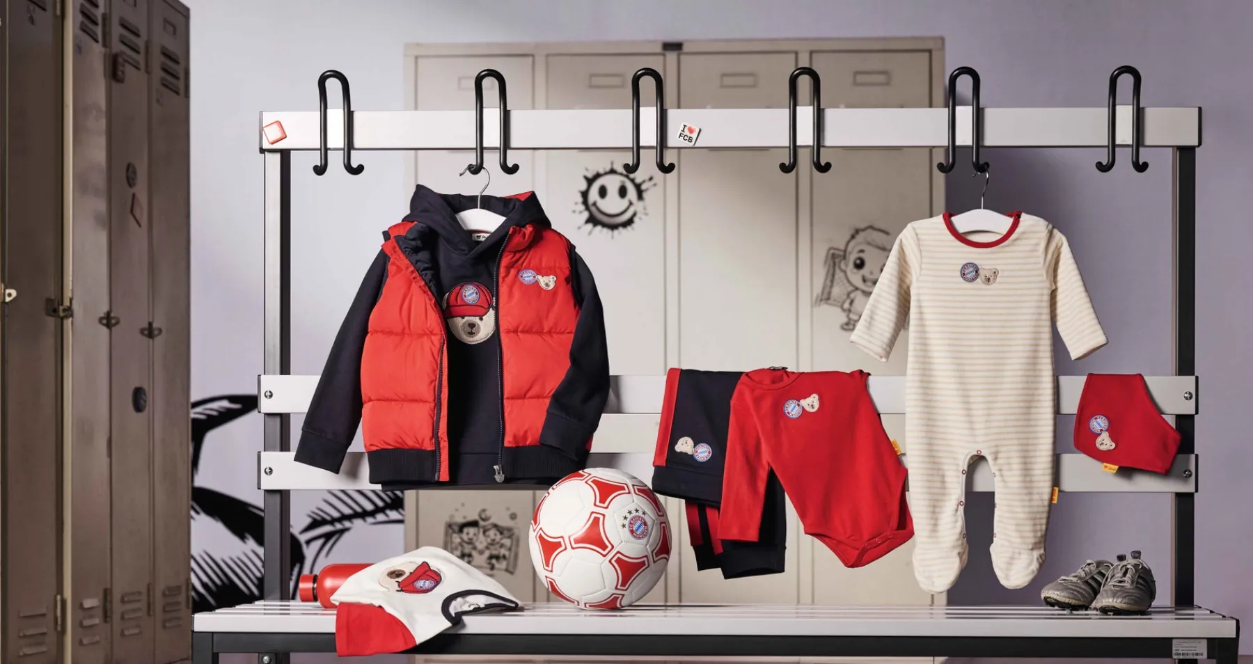Enfant Steiff T-shirts À Manches Longues Et Courtes|T-shirts À Manches Longues Et Courtes*T-shirt manches courtes FC Bayern,