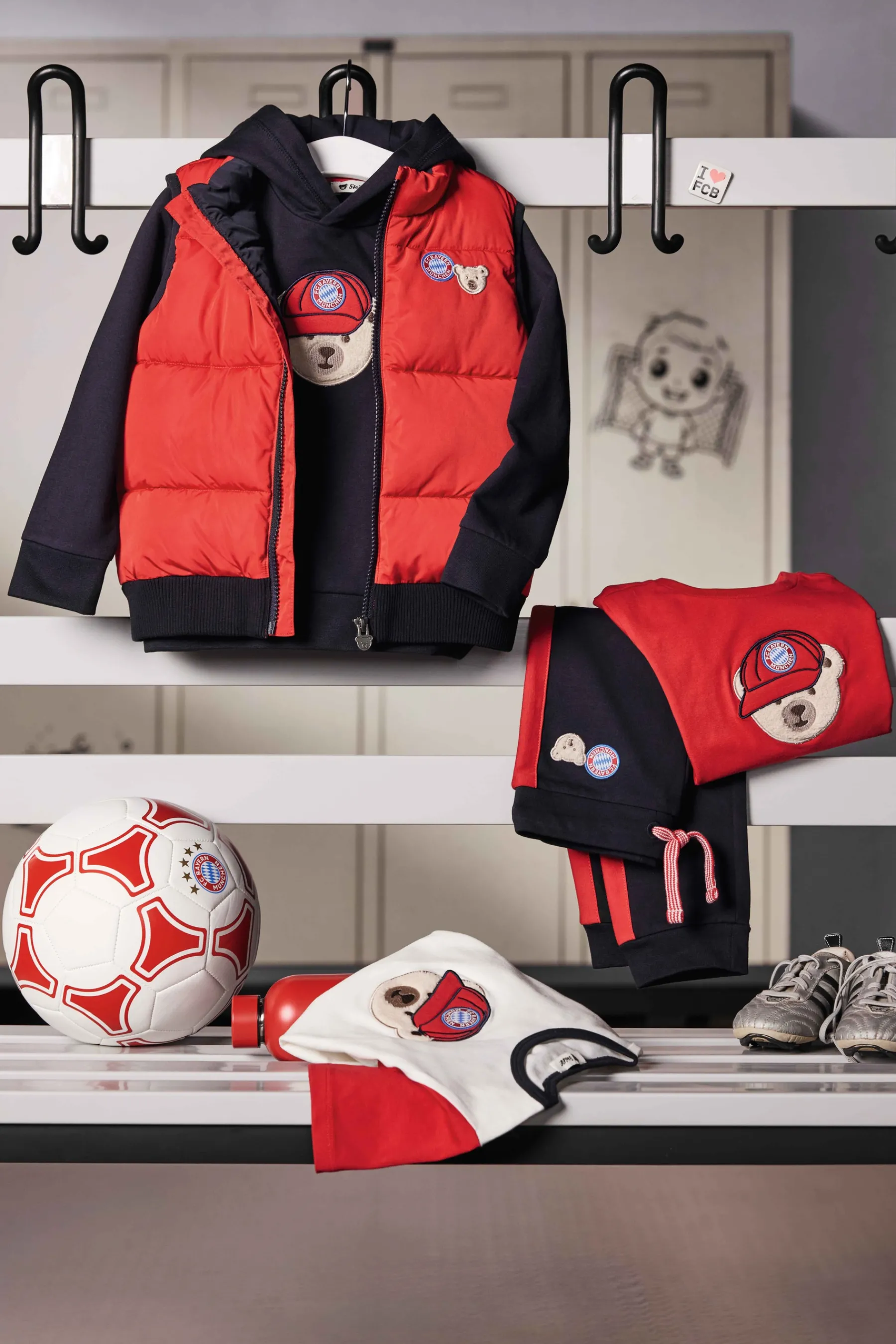 Enfant Steiff T-shirts À Manches Longues Et Courtes|T-shirts À Manches Longues Et Courtes*T-shirt manches courtes FC Bayern,