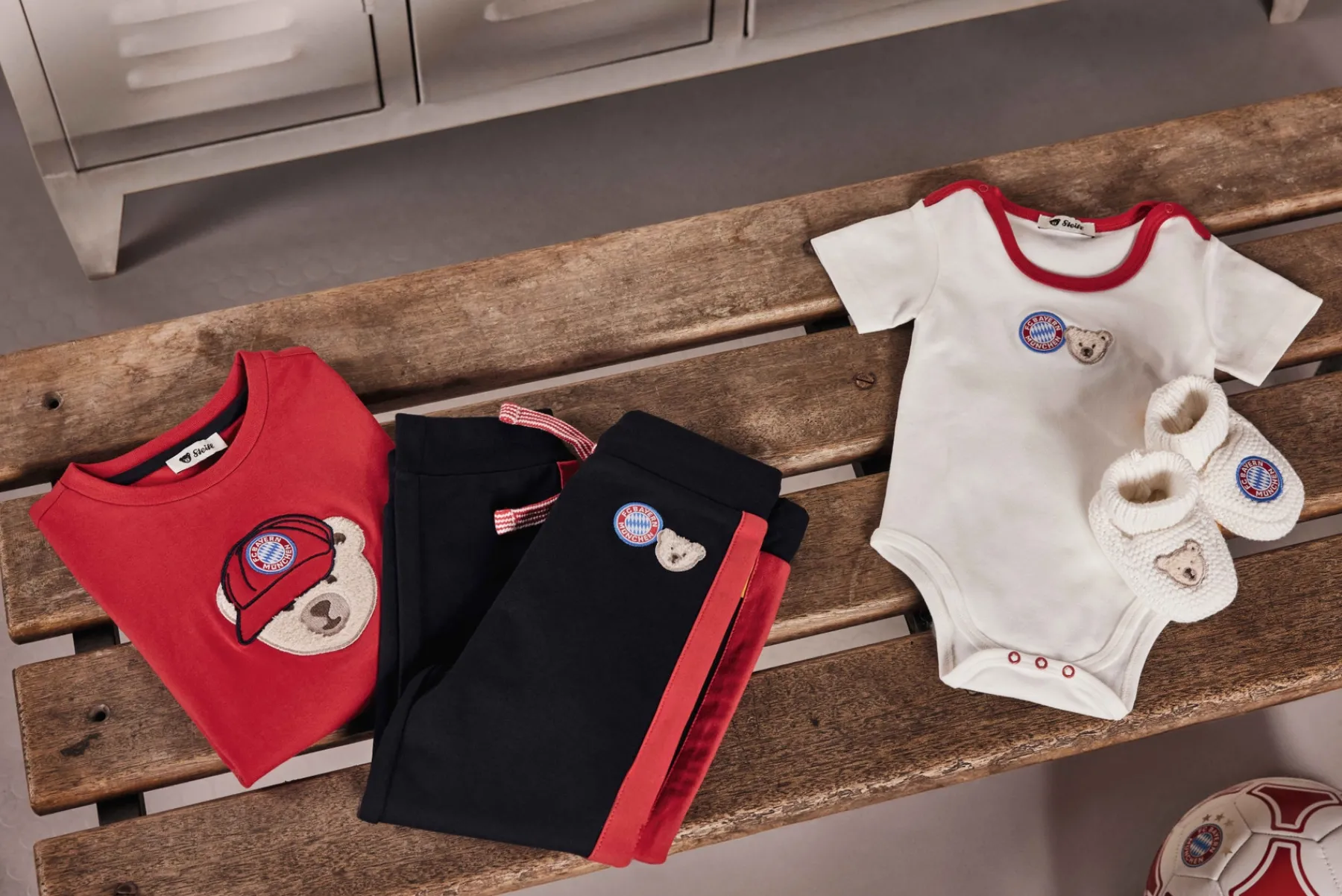 Enfant Steiff T-shirts À Manches Longues Et Courtes|T-shirts À Manches Longues Et Courtes*T-shirt manches courtes FC Bayern,