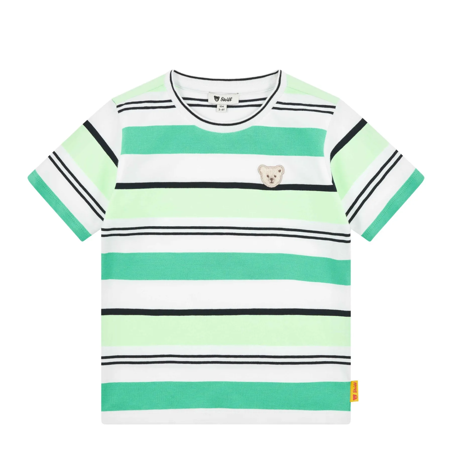 Enfant Steiff T-shirts À Manches Longues Et Courtes*T-shirt manches courtes, vert clair pour Garçons
