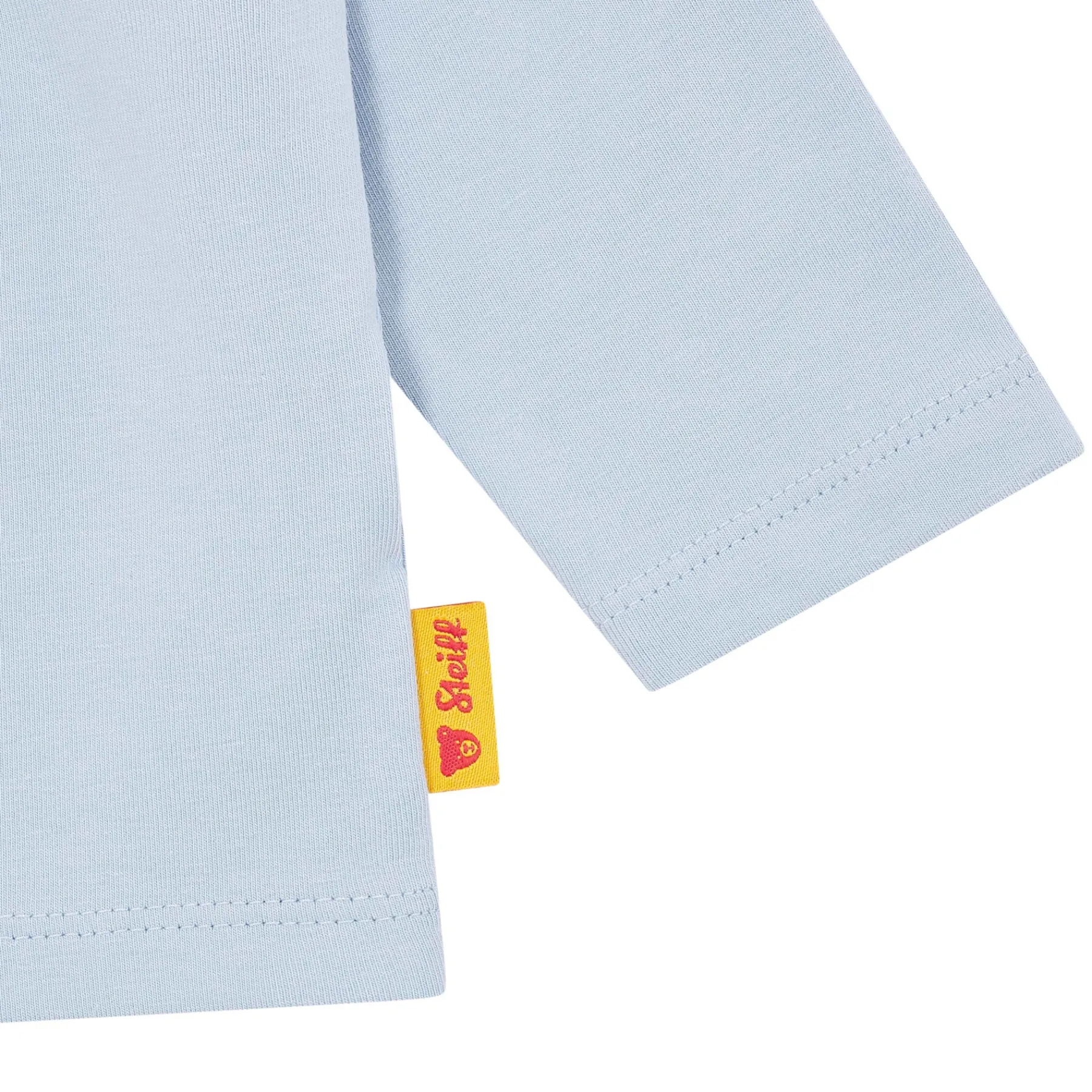 Steiff Bébé Filles (taille 56-80)|T-shirts À Manches Longues Et Courtes*T-shirt manches longues, bleu clair pour Filles