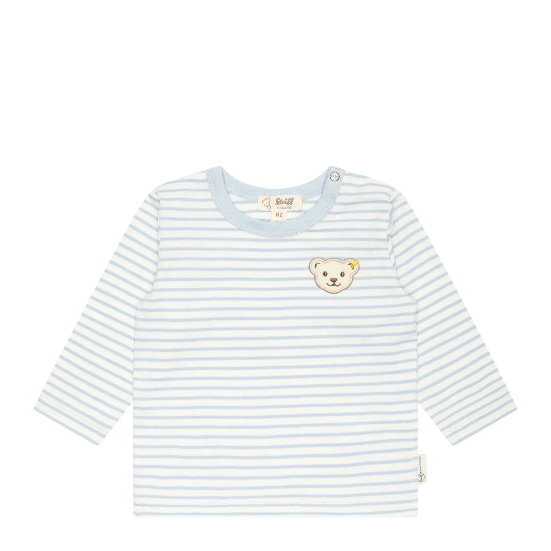 Steiff Vêtements De Bébé Certifiés Gots|T-shirts À Manches Longues Et Courtes*T-shirt manches longues GOTS, bleu clair